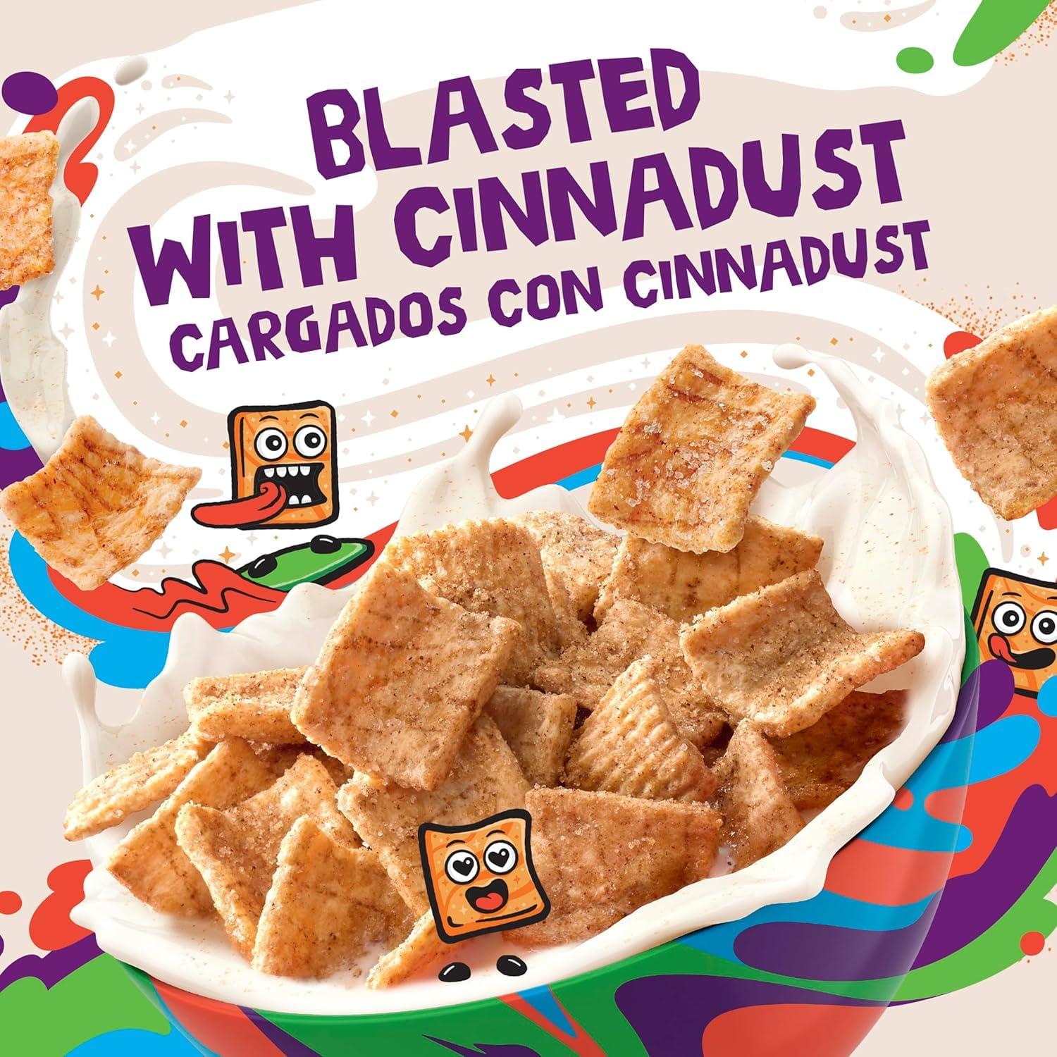 Cinnamon Toast Crunch Breakfast Cereal, Crispy Cinnamon Cereal, Mega Size, 27 oz - Image 3