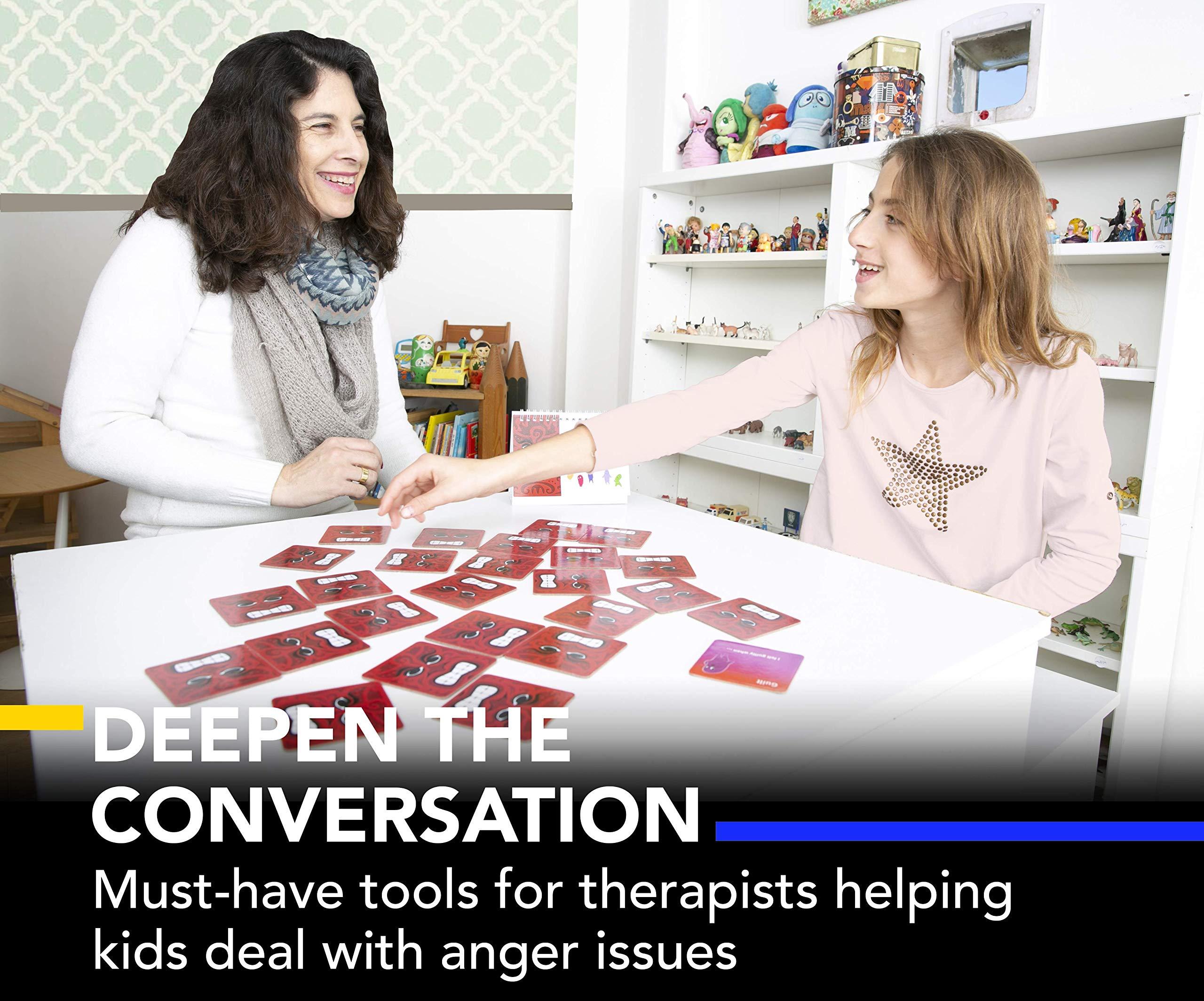 Behind the Anger Therapy Kit | Anger Management for kids | Play Therapy Games for Teens | ADHD Tools for kids | CBT Counseling Games for Anger Control Emotional Regulation | Designed for Professionals - Image 6