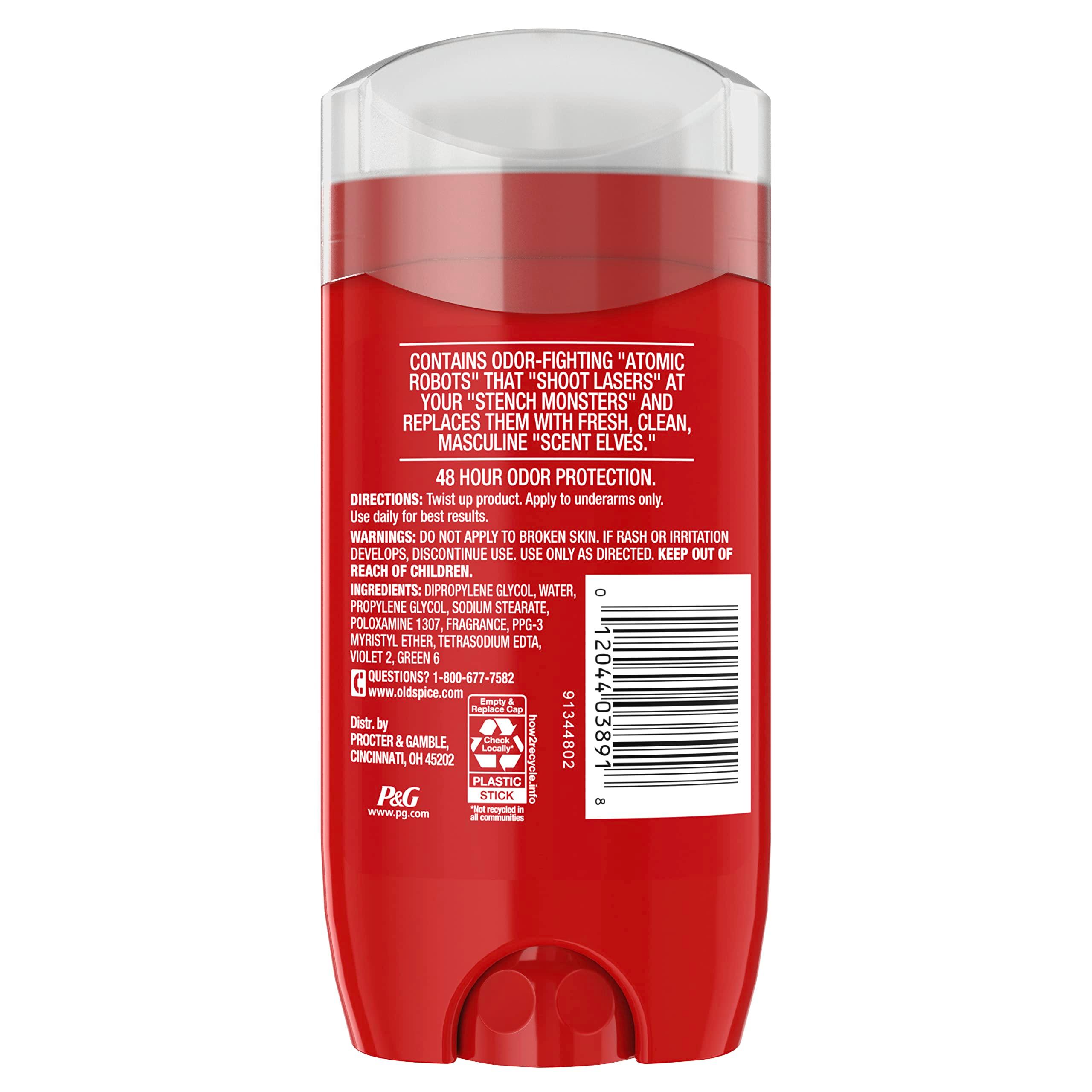 Old Spice Aluminum Free Deodorant For Men, High Endurance, 24/7 Sweat Defense & Odor Protection, 24/7 Freshness & Lasting Scent, Sport Scent, 3.0 oz (Pack of 3) - Image 13