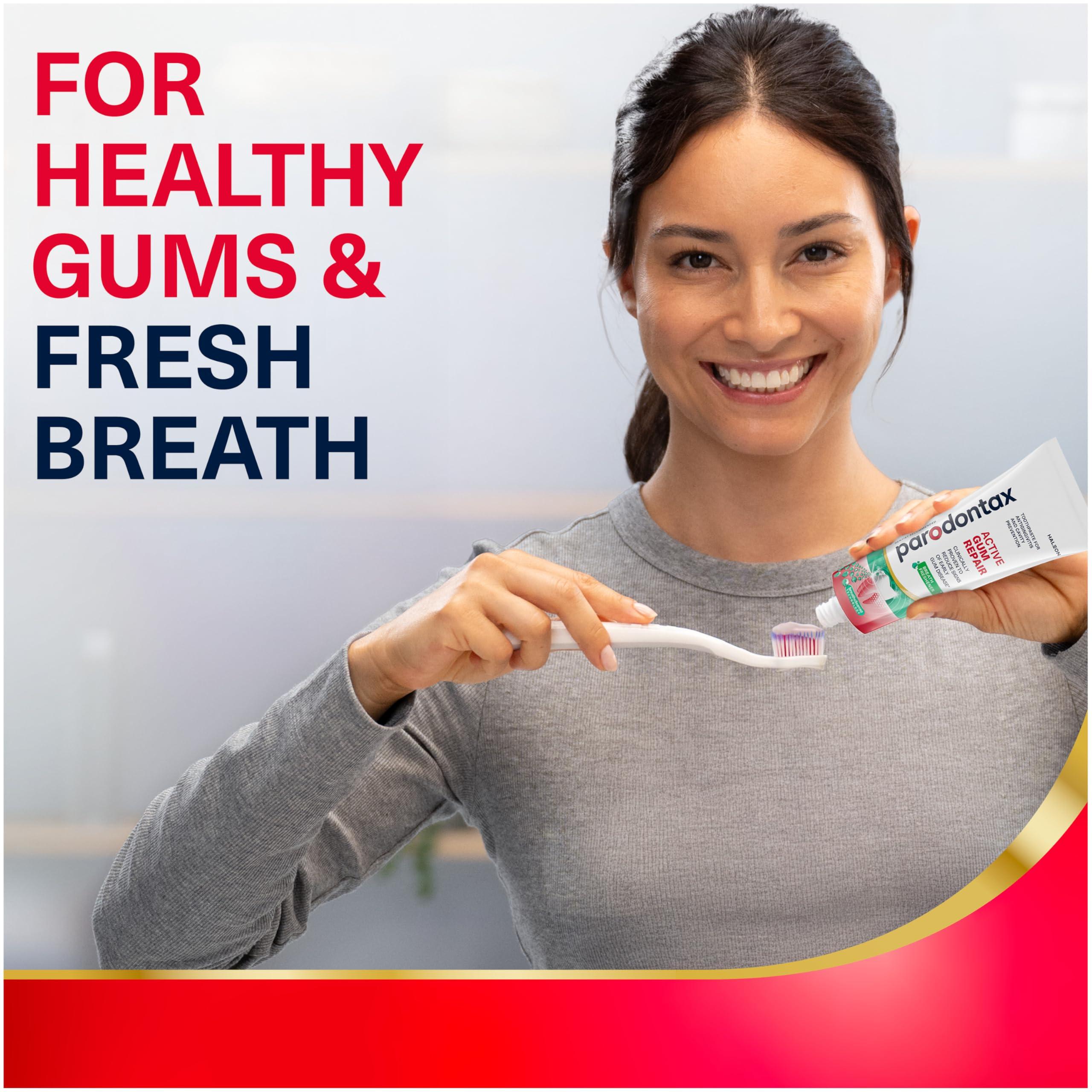 Parodontax Active Gum Repair Breath Freshener Toothpaste, 3x3.4 oz - Image 5