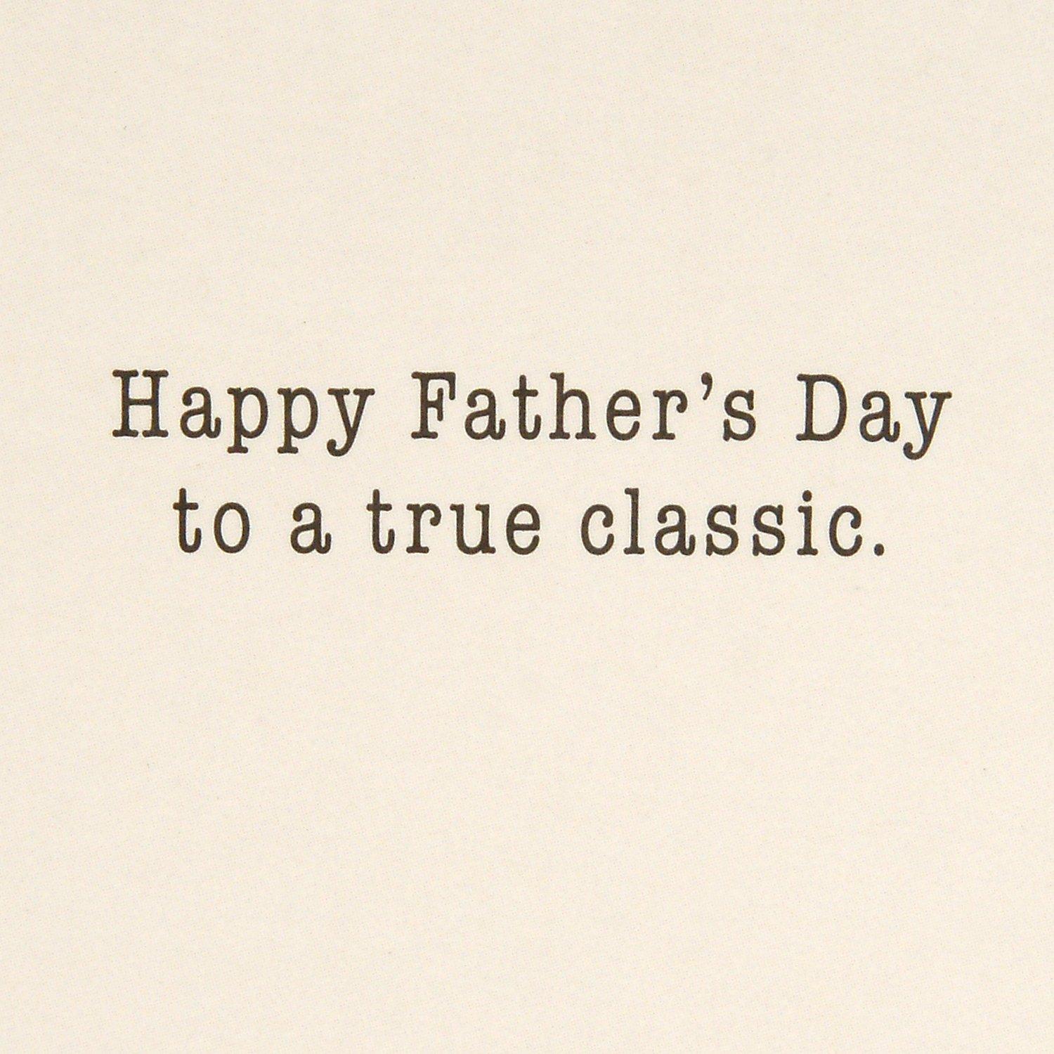 Hallmark Signature Father's Day Card (Vintage Classic Car, Don't Make 'Em Like You Anymore), (599FFW9632) - Image 3