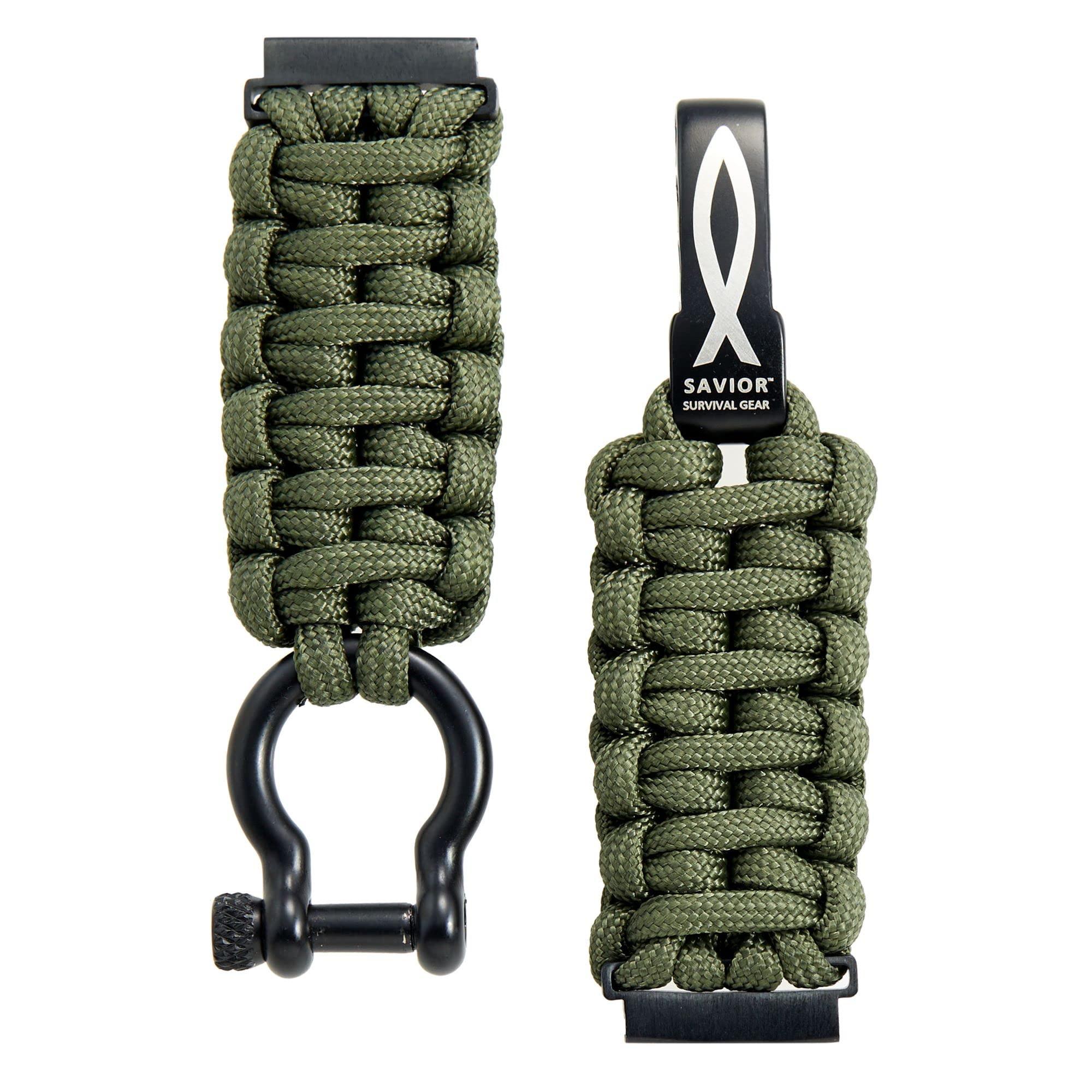 Savior Survival Gear Paracord 20mm/22mm Watch Band with Quick Release - Men & Women - Strap Compatible with Various Smart Watches, including Galaxy (some), S3 Classic, and Fenix 5 - Image 8