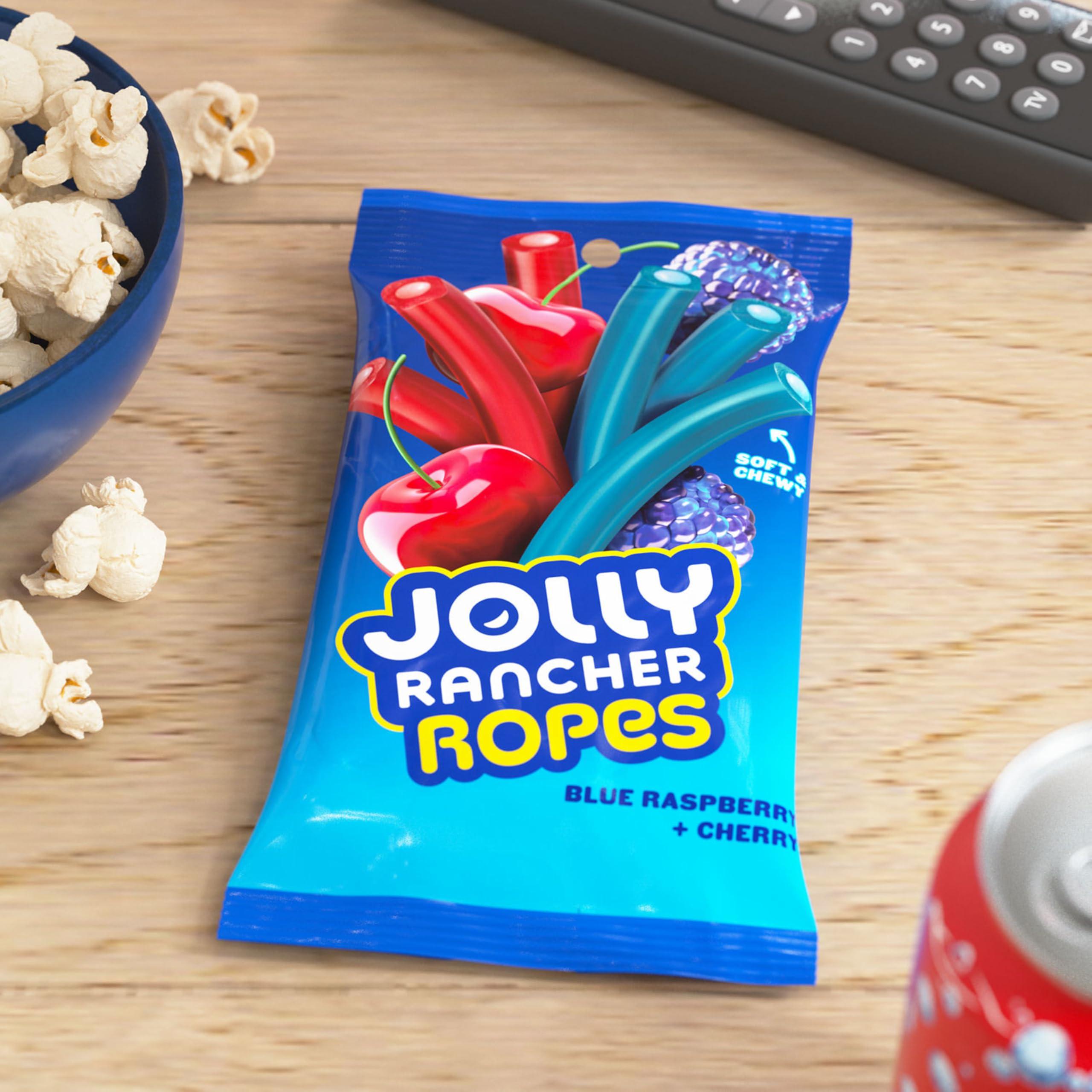 JOLLY RANCHER Ropes Blue Raspberry and Cherry Flavored Candy Bag, 6 oz - Image 6