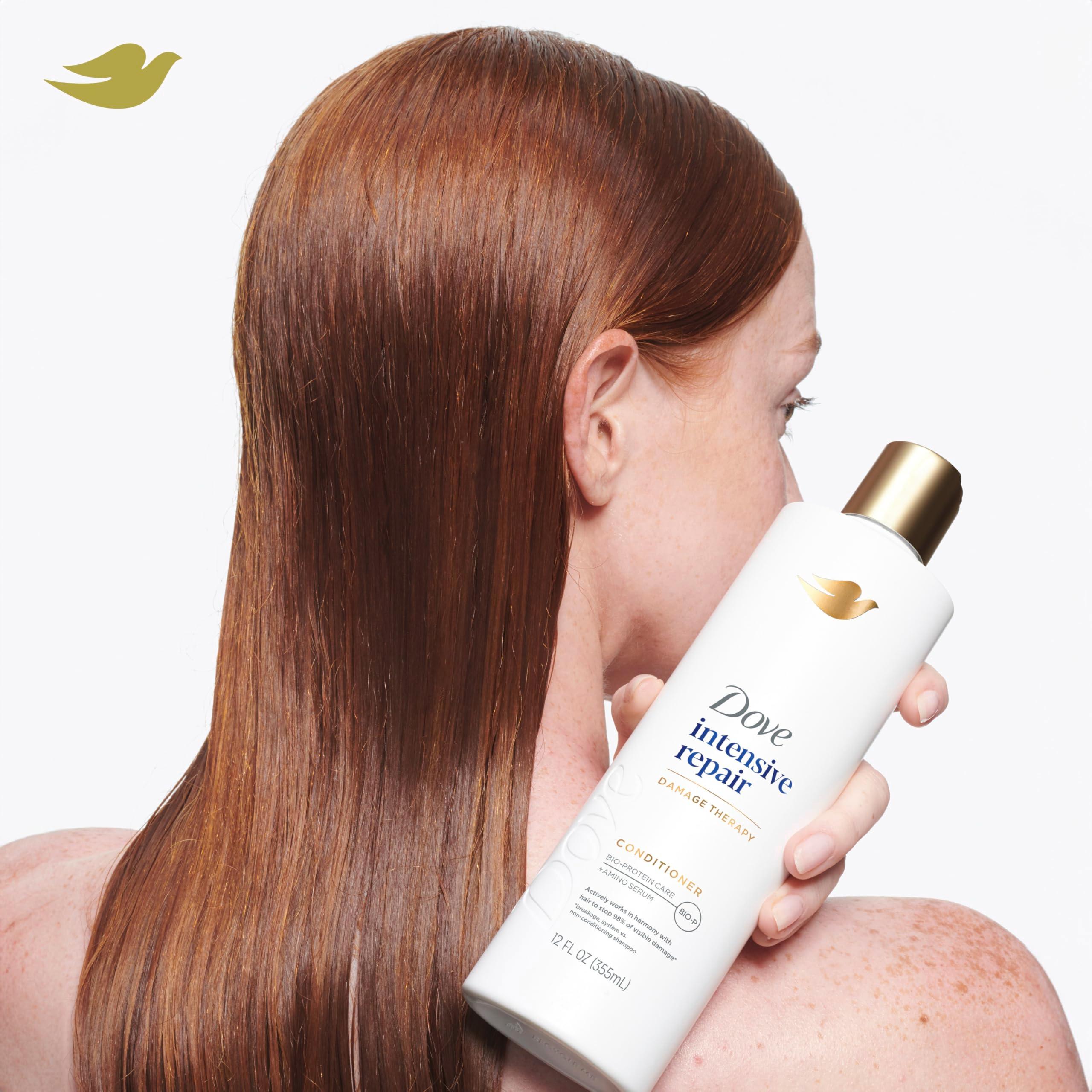Dove Deep Hair Conditioner, 4 ct for Dry Hair, Intensive Repair, 12 oz - Image 12