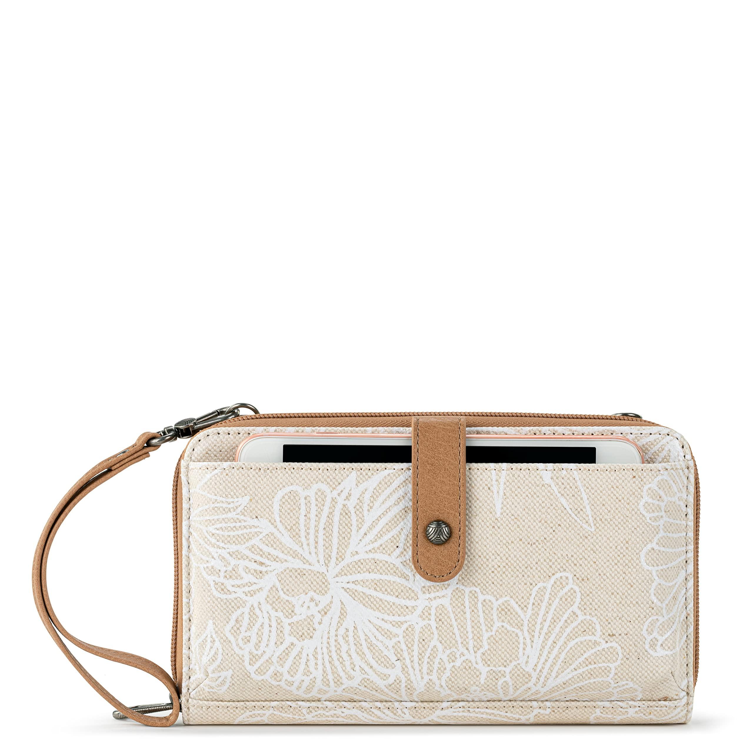 Sakroots Artist Circle Smartphone Crossbody in Eco Twill, Detachable Wristlet Strap
