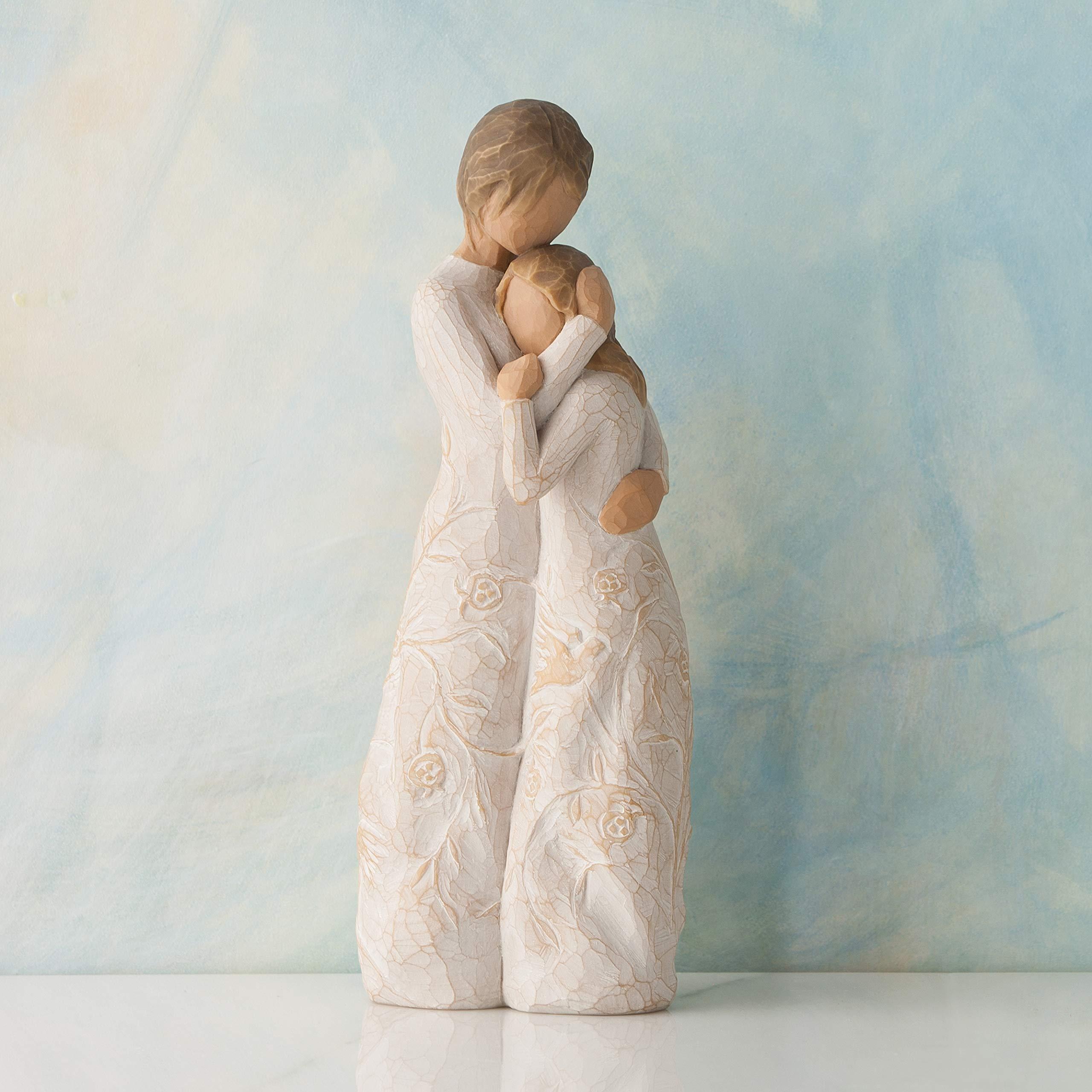 Willow Tree Close to me, Apart or Together, Always Close to me, Expresses Loving Relationships Between Mother and Daughter, Sisters or Friendships, Sculpted Hand-Painted Figure - Image 6