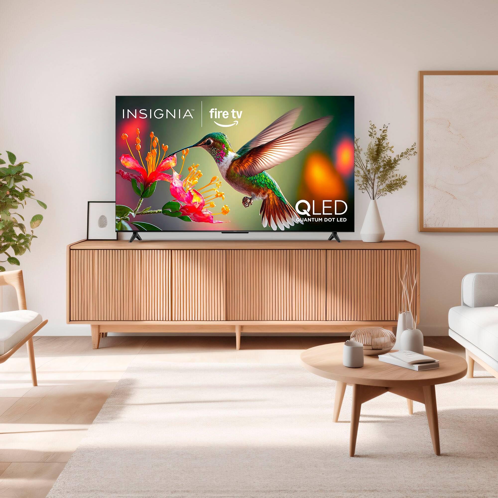 INSIGNIA 75" Class QF Series LED 4K UHD QLED Smart Fire TV, Voice Remote with Alexa - Image 2