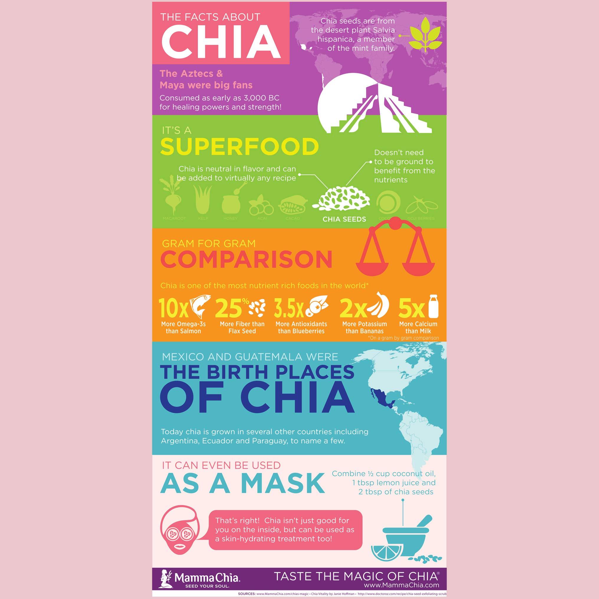 Mamma Chia Organic Chia Seeds, Black, 12 Ounce (Pack of 1) - Image 3