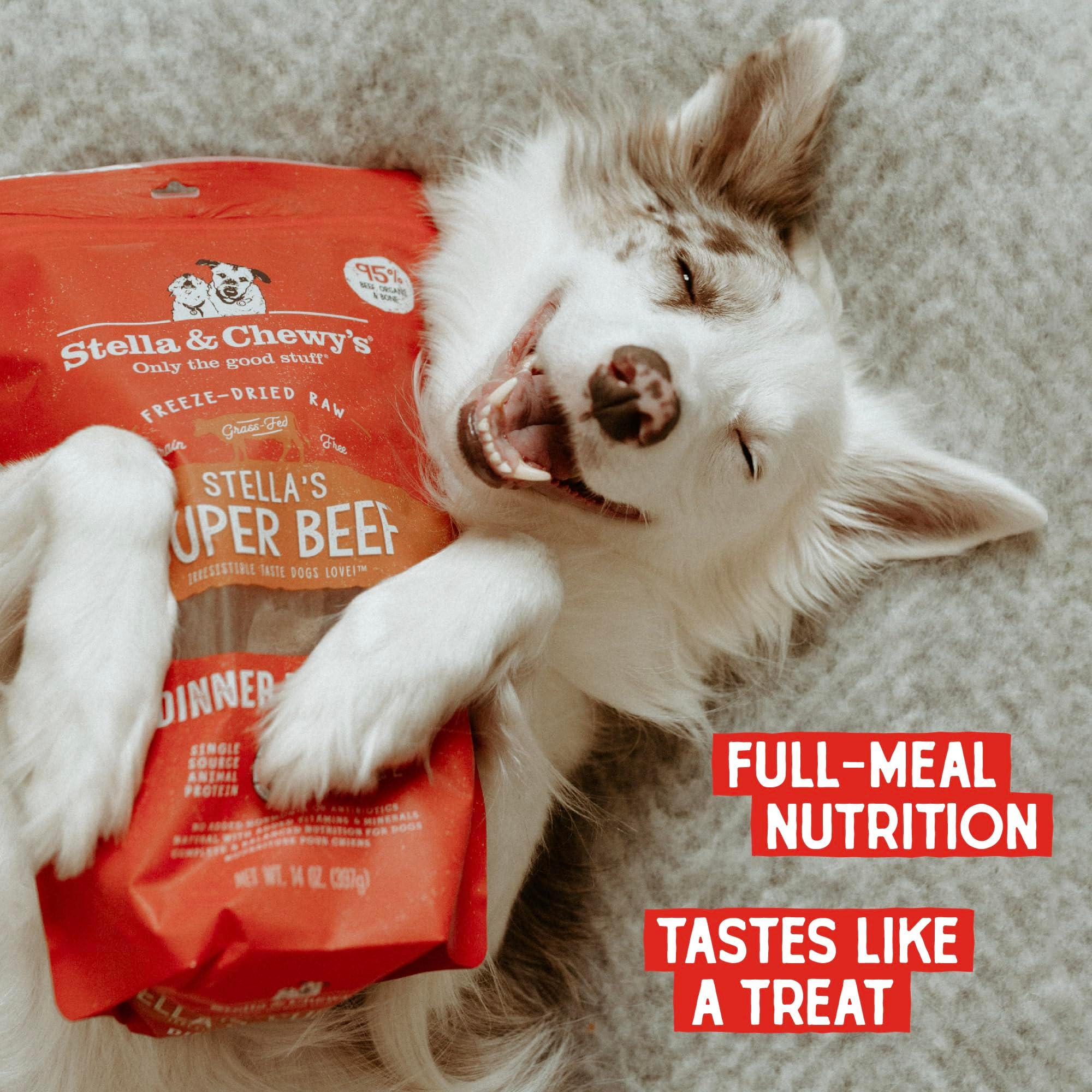 Stella & Chewy's Freeze-Dried Raw Dinner Patties - Beef Recipe - High Protein Grain-Free Puppy & Dog Food - Perfect For Picky Eaters - 25 oz - Image 7