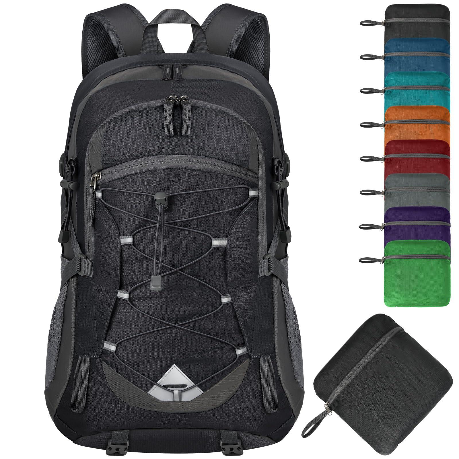 IGOLUMON Hiking Backpack 40L Packable Lightweight Camping Backpack Men Women Waterproof Hiking Daypack Outdoor Travel Daypack