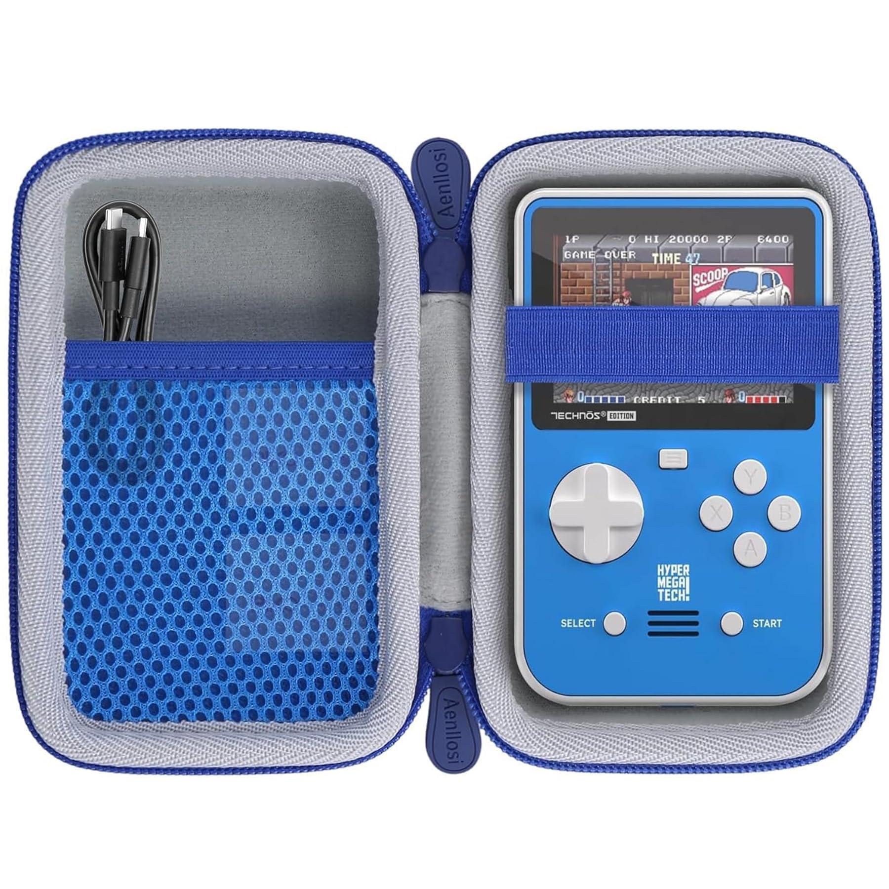 Aenllosi Hard Carrying Case Compatible with Blaze Technos/Atari/Taito/Capcom/Neo-Geo/Data East Super Pocket Arcade Gaming Handhled, White (Case Only) - Image 1