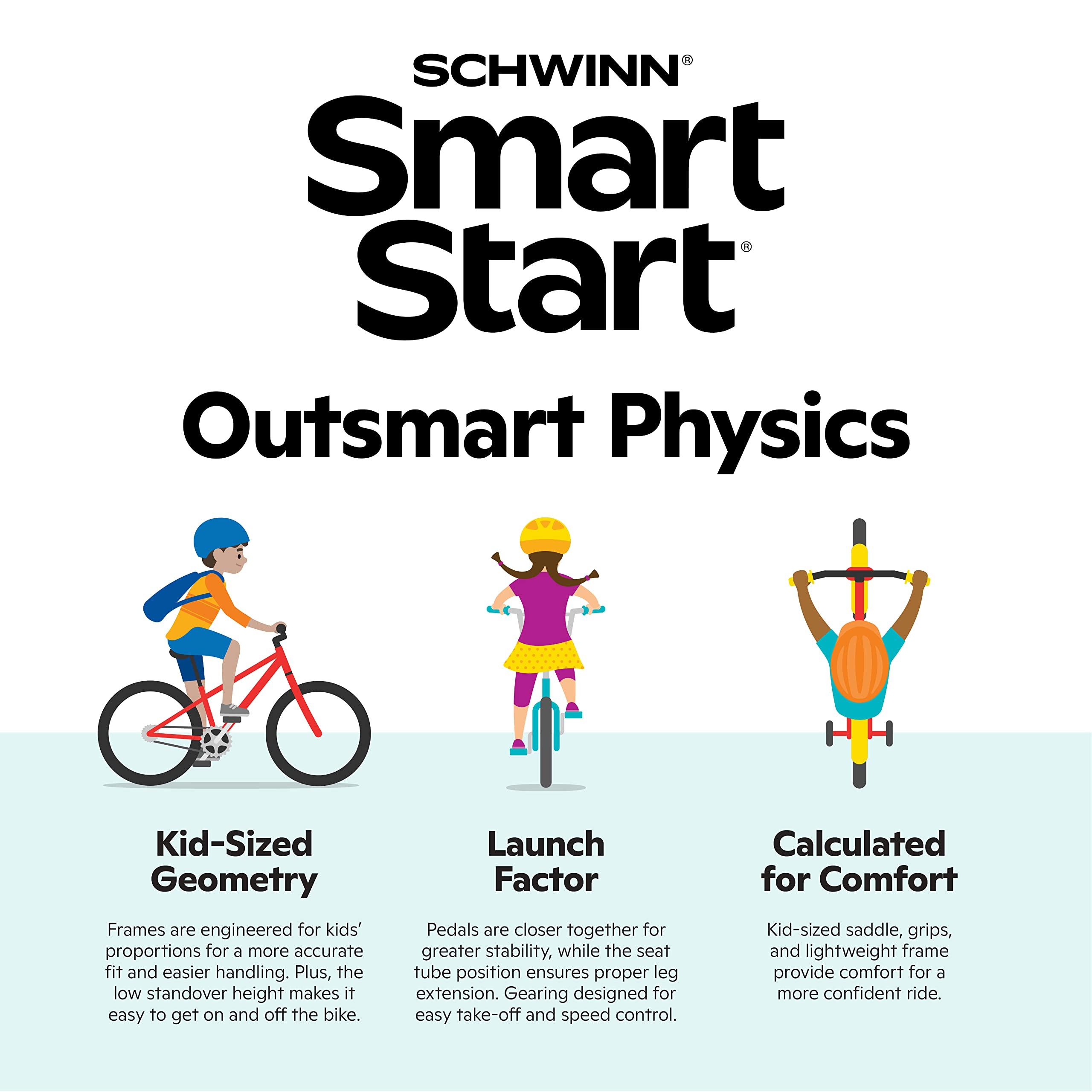 Schwinn Koen Bike, 12 Inch Bike for Kids Ages 2-4, SmartStart Ergonomic Design for Kids, Adjustable Seat Grows with your Child, Rear Coaster Brake and Front Caliper Brake, Training Bicycle - Image 2
