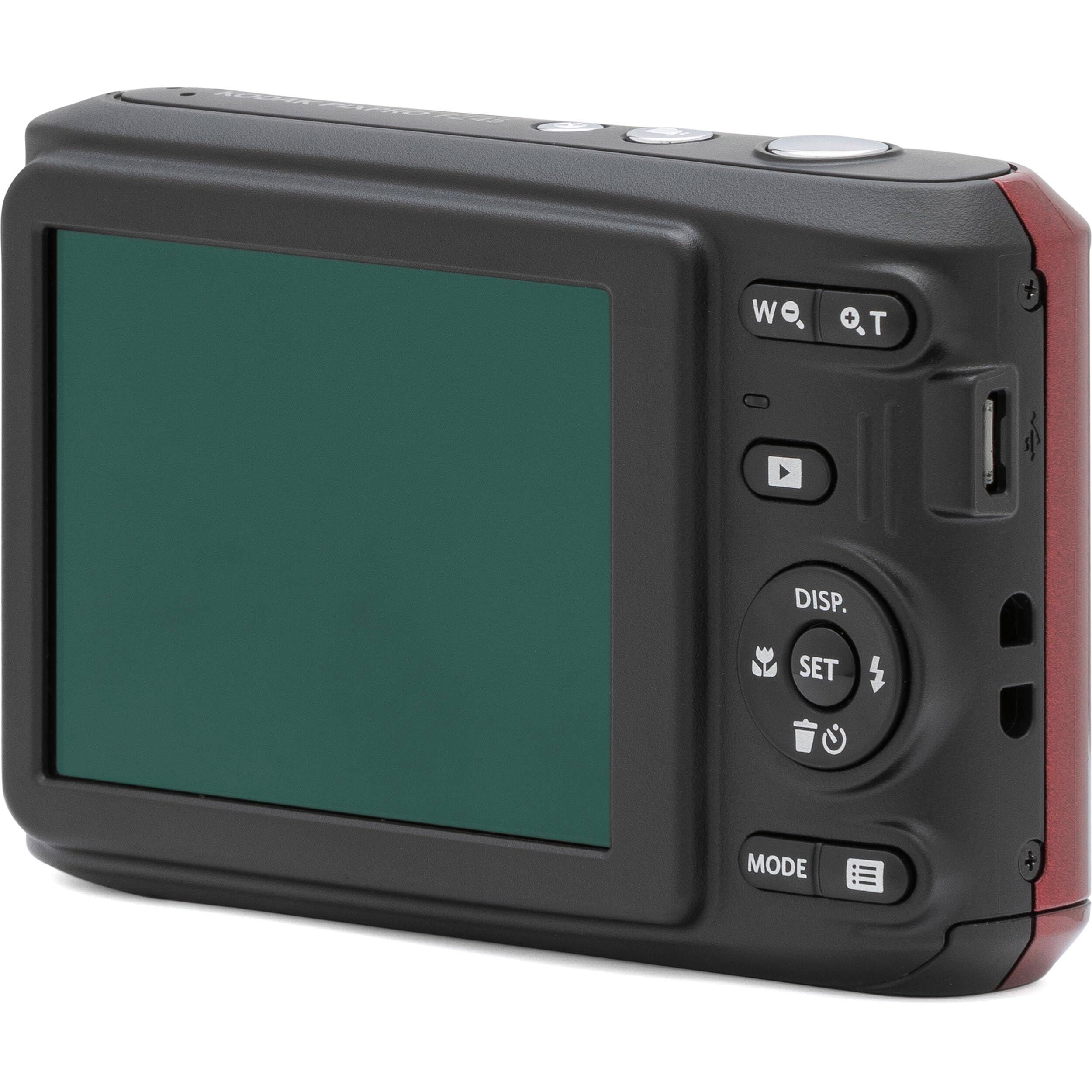 Kodak PIXPRO FZ45 16MP Digital Camera 4X Optical Zoom 27mm Wide Angle 1080P Full HD Video 2.7" LCD Camera (Red) + 64GB Card and Reader + Case + Memory Wallet + Tripod + Cleaning Bundle - Image 6