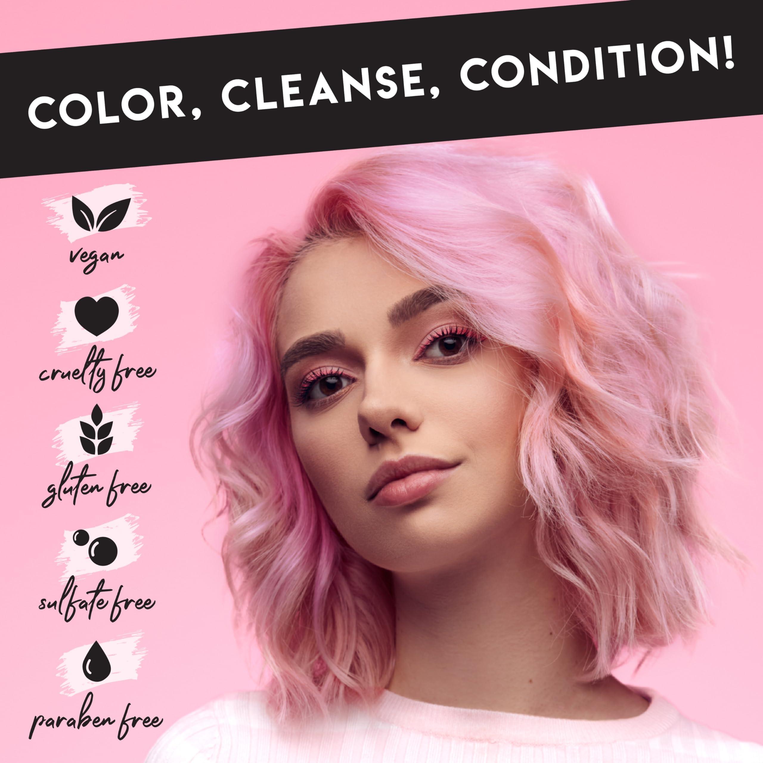 Color Lux Color Cleansing Conditioner, Sangria, 3-in-1 Buildable Color Depositing Formula, Vegan, Sulfate-Free, Paraben-Free, 8.25 oz - Image 6