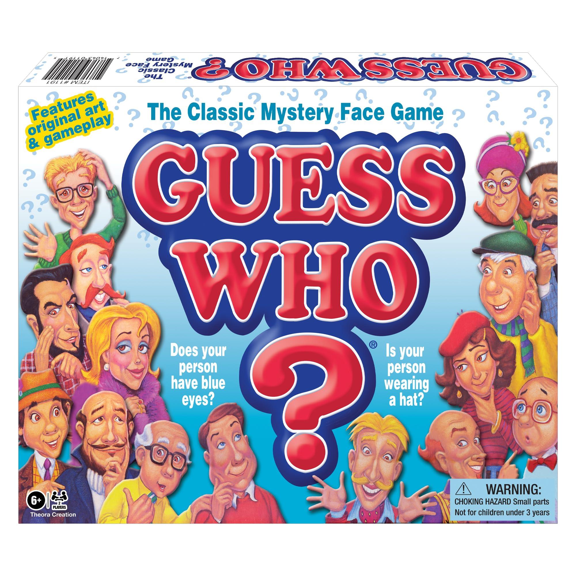 Guess Who? Board Game with Classic Characters by Winning Moves Games USA, Classic Children's Mystery Board Game of Deduction for 2 Players, Ages 6+ (1191) - Image 2