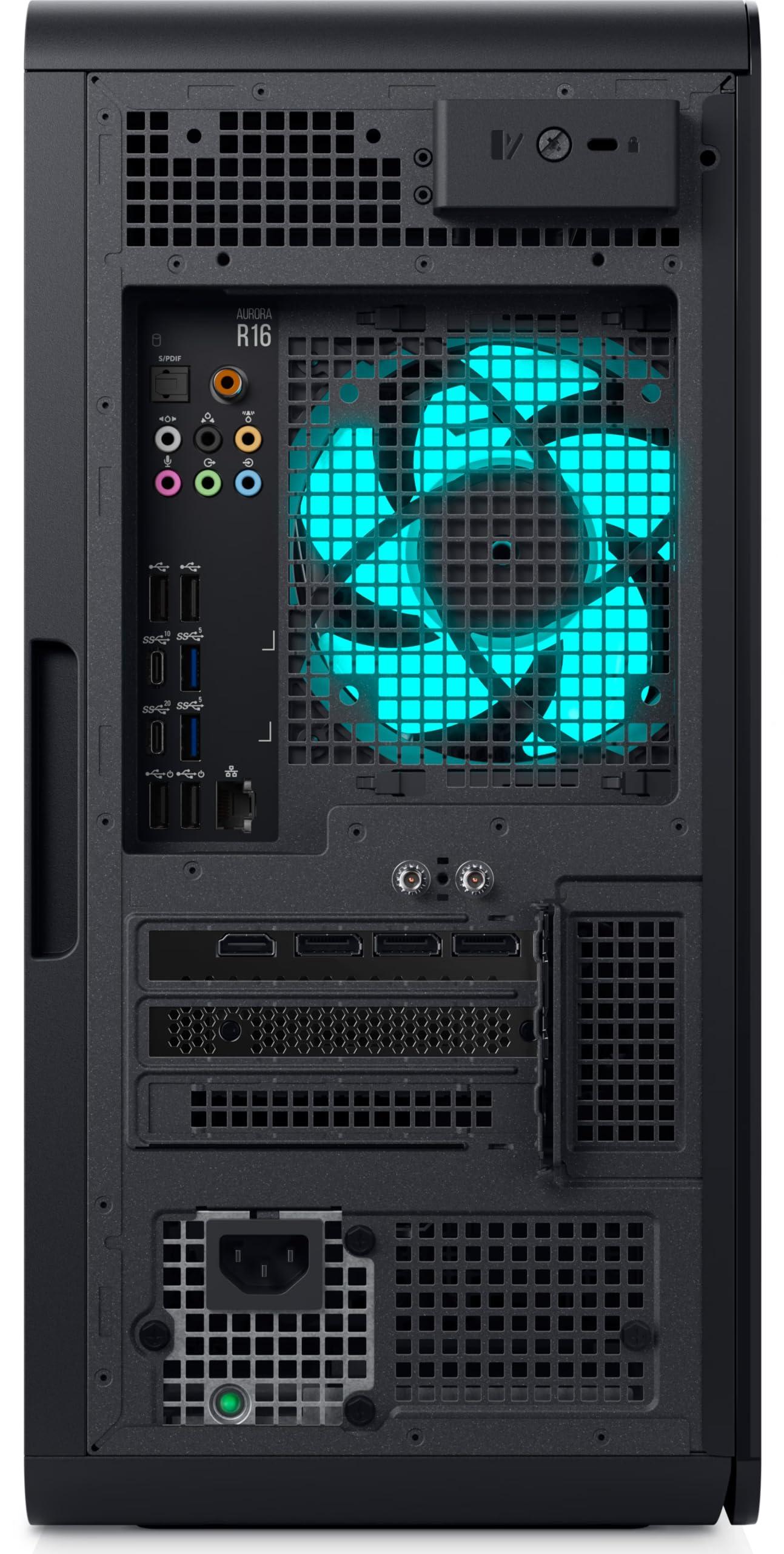 Alienware Aurora R16 Gaming Desktop PC (20-Core Intel i7-14700F, GeForce RTX 4060 Ti 8GB, 32GB DDR5 RAM, 1TB SSD, 240mm AIO Liquid Cooling, RJ-45, WiFi 6E, BT 5.3, KB&M, Win 11 Home) - Image 8