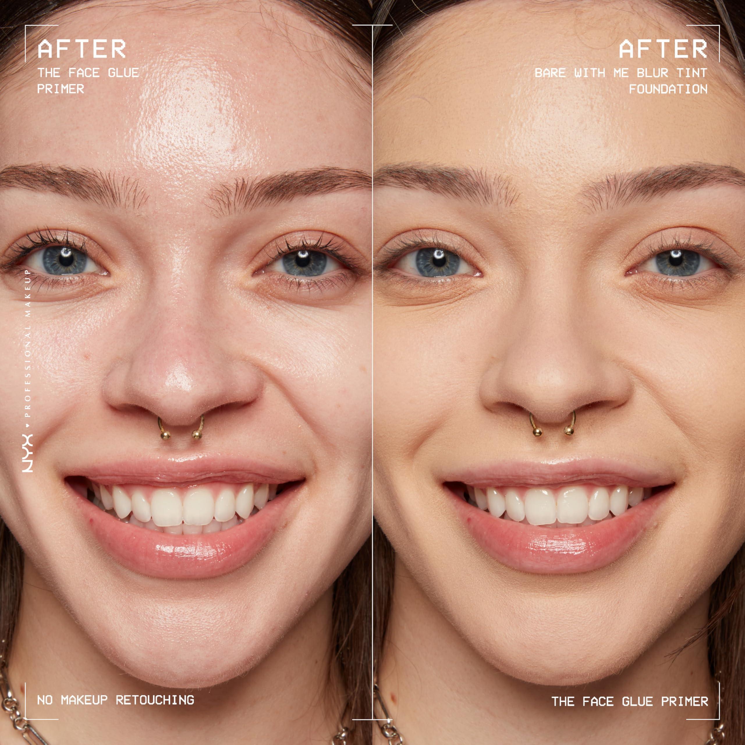 NYX PROFESSIONAL MAKEUP The Face Glue Gripping Primer, Hydrating Makeup Primer with Up To 24HR Wear, Vegan & Cruelty Free - Image 7