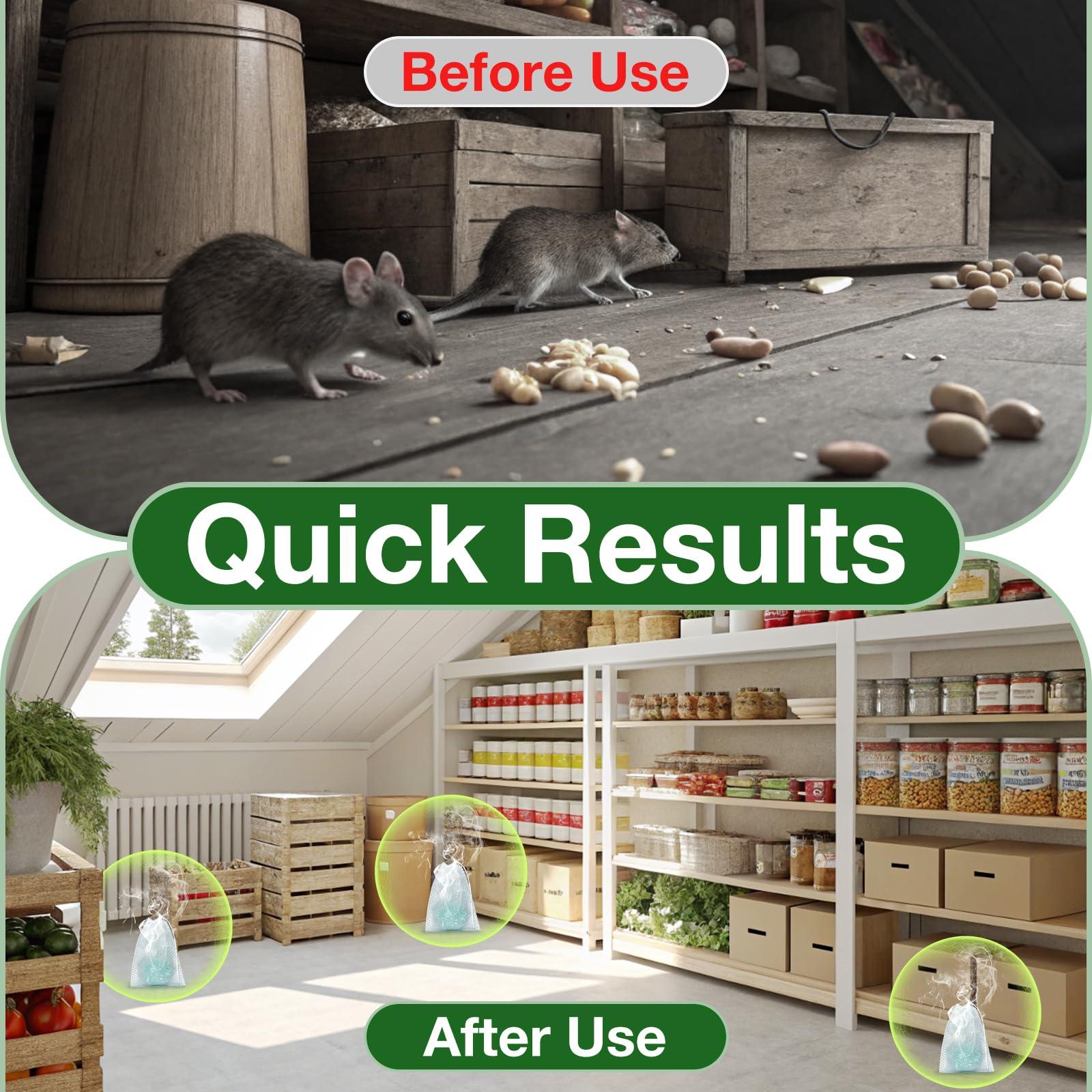 Mouse Rodent Repellent, 25 Pack Peppermint Oil Mouse Repellent Balls for Rats Mice Deterrent, Natural Mouse Traps for Indoor Outdoor Use, Keep Rodents Away from Garden and Home, Family & Pet Safe - Image 5