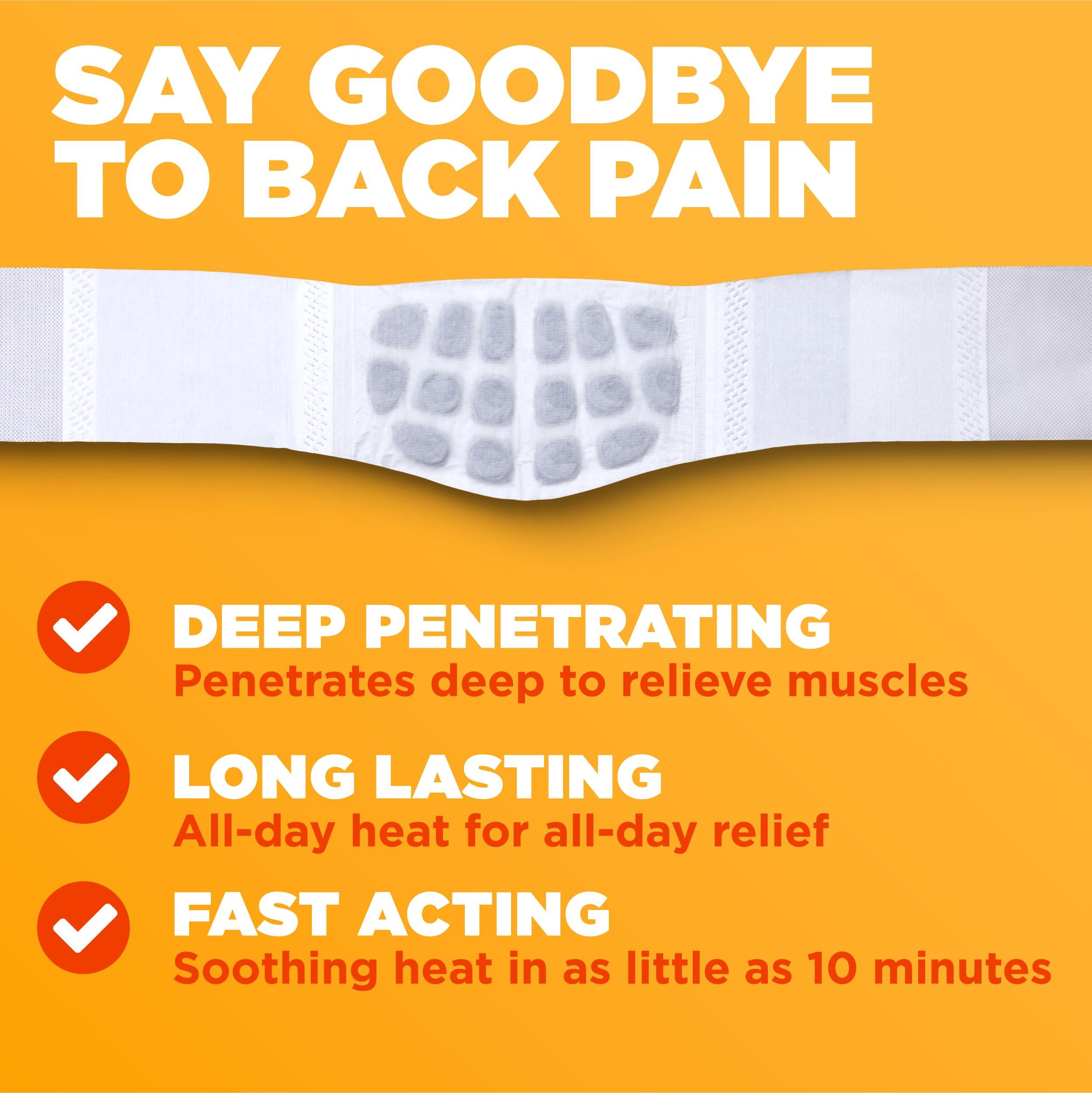 ThermaCare Back Pain Therapy Lower Back & Hip Small/Medium Pain Relief Heat Wraps, 3 Count - Image 3