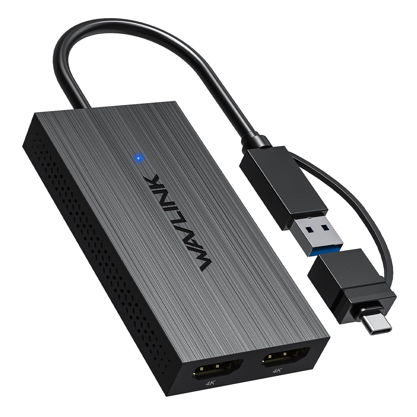 WAVLINK USB-C & USB-A to Dual HDMI Adapter 4K@60Hz for 2 Monitors, DisplayLink Certified, Compatible with Mac M1/M2/M3, Windows, ChromeOS, Android, HarmonyOS (No Linux/iPad/iOS/HDCP) - Image 9
