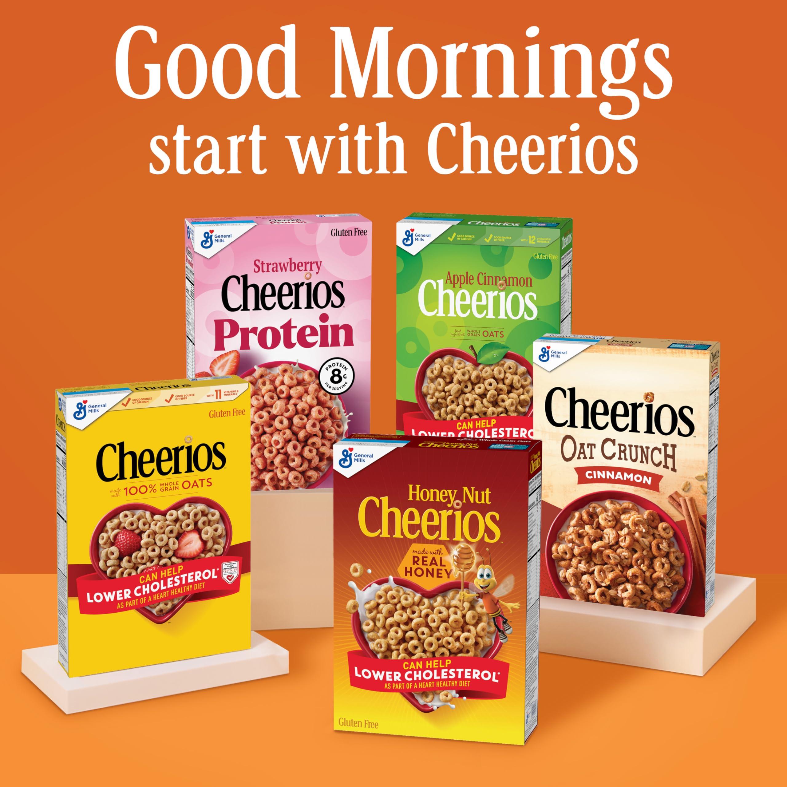 Honey Nut Cheerios, Heart Healthy Gluten Free Breakfast Cereal with Whole Grain Oats, Mega Size, 27.2 oz - Image 9