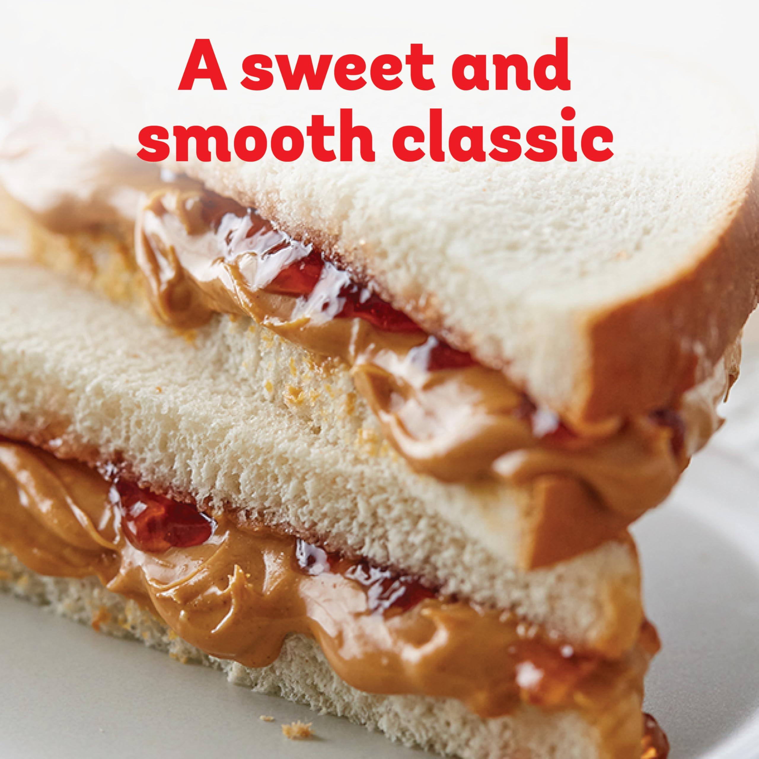 Peter Pan Creamy Peanut Butter, Made with Roasted Peanuts, Great for Peanut Butter and Jelly Sandwiches and Peanut Butter Snacks, Gluten Free Peanut Butter, 16.3 OZ Jar (Pack of 12) - Image 5