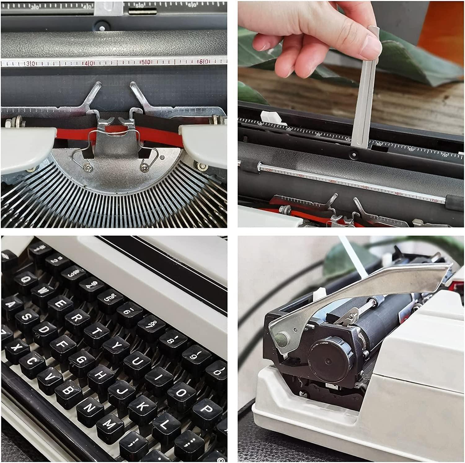 Wireless Typewriter Keyboard,Mechanical English Typewriter,Old Fashioned Typewriter,1980 Classic Nostalgia Portable Retro Manual Typewriter, Normal Use Vintage Typewriter,Black - Image 5