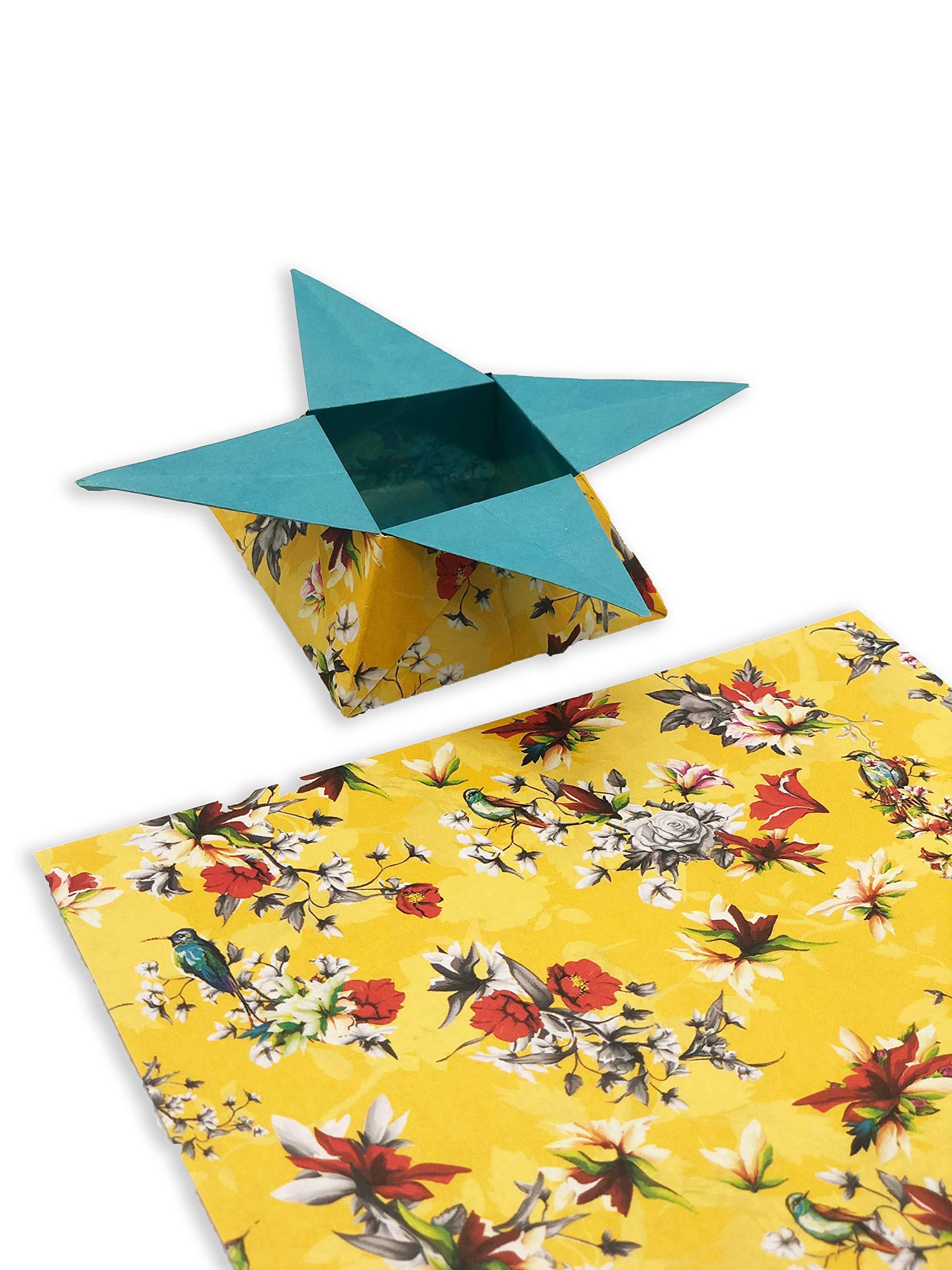 Origami Paper 500 sheets Flower Patterns 6" (15 cm): Tuttle Origami Paper: Double-Sided Origami Sheets Printed with 12 Different Patterns (Instructions for 6 Projects Included) - Image 23