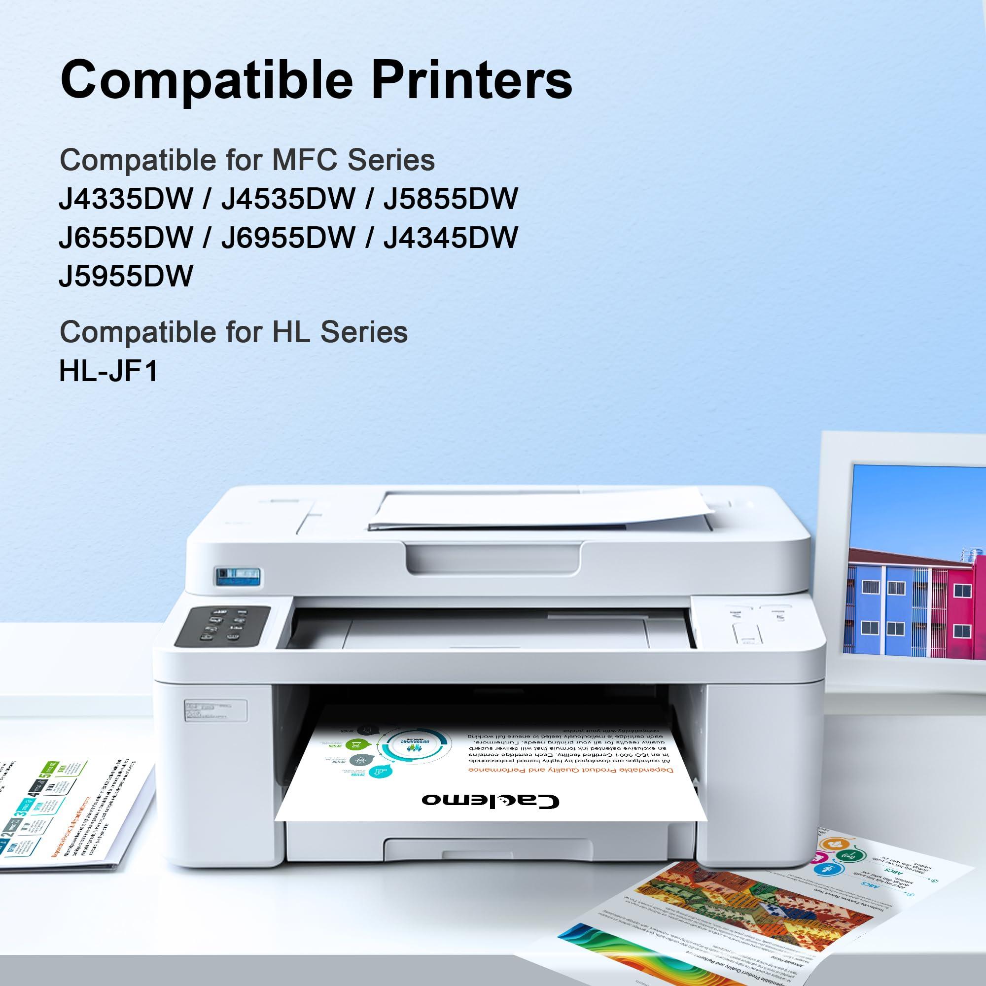 LC406 Ink Cartridges for Brother Printer for Brother LC406 Ink Cartridges LC406XL LC406 LC 406 Compatible with Brother MFC-J4535DW, MFC-J5855DW,MFC-J4335DW,MFC-J6555DW Printer (4 Pack) - Image 3
