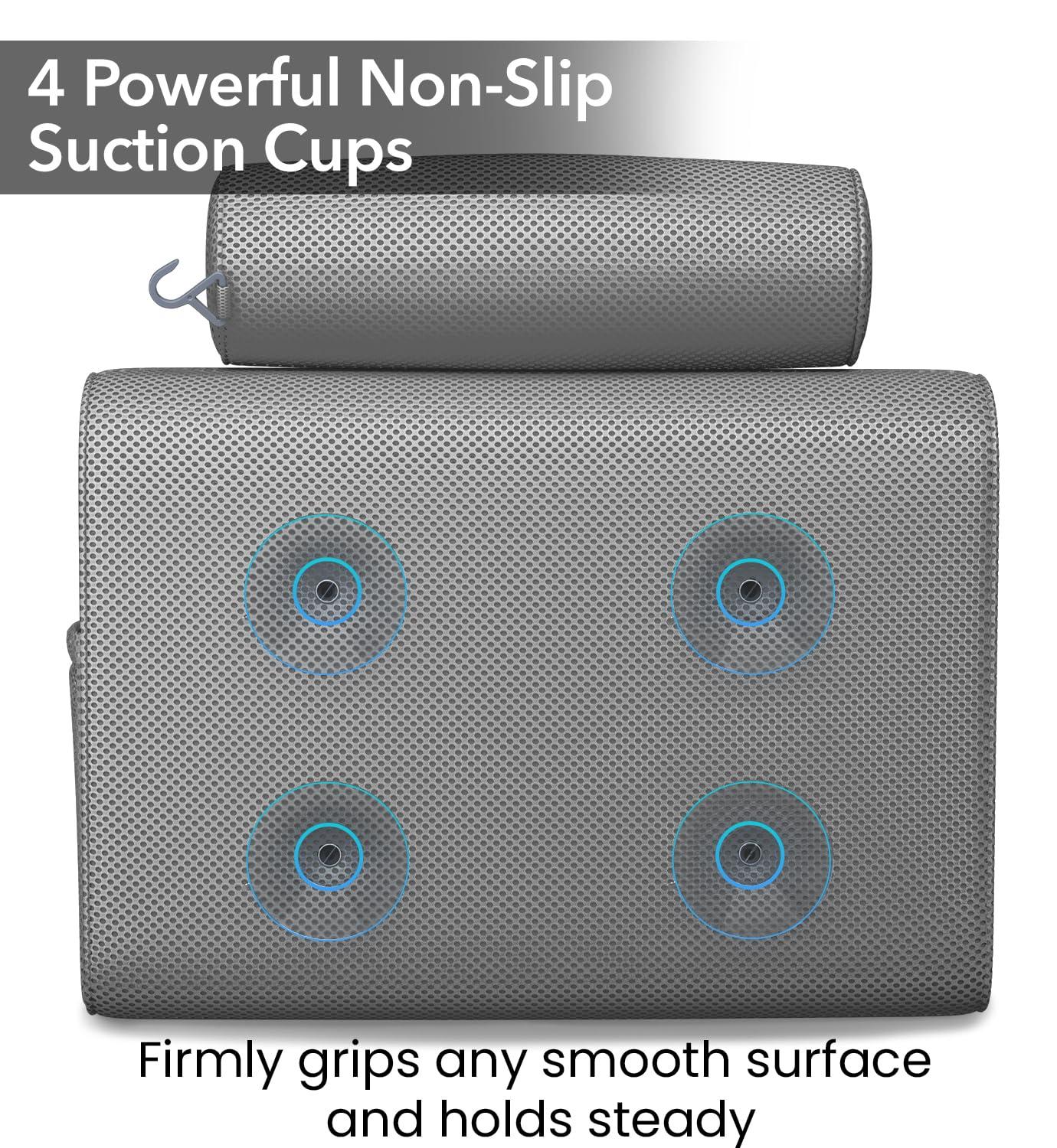 Everlasting Comfort Luxury Bath Pillow - Head, Neck, Back Soft Cushion for Bathtub, Spa & Relaxation - Image 5