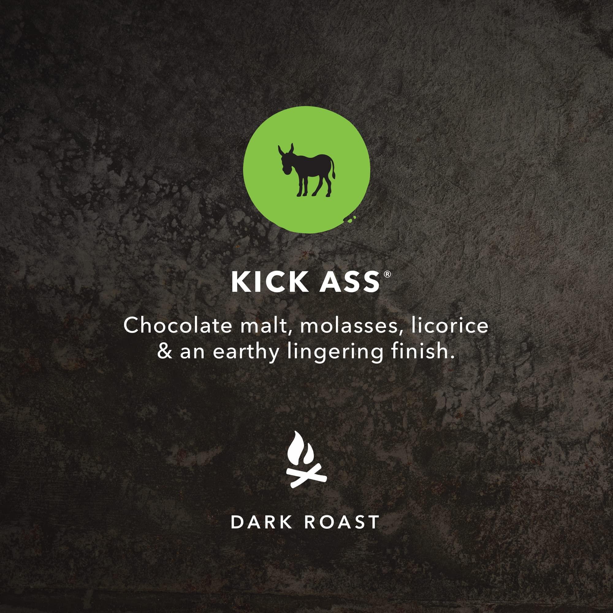 Kicking Horse Coffee Kick Ass, Dark Roast, Whole Bean, Certified Organic, Fairtrade, Kosher, Black, 1 Kg, Pack of 6 - Image 3