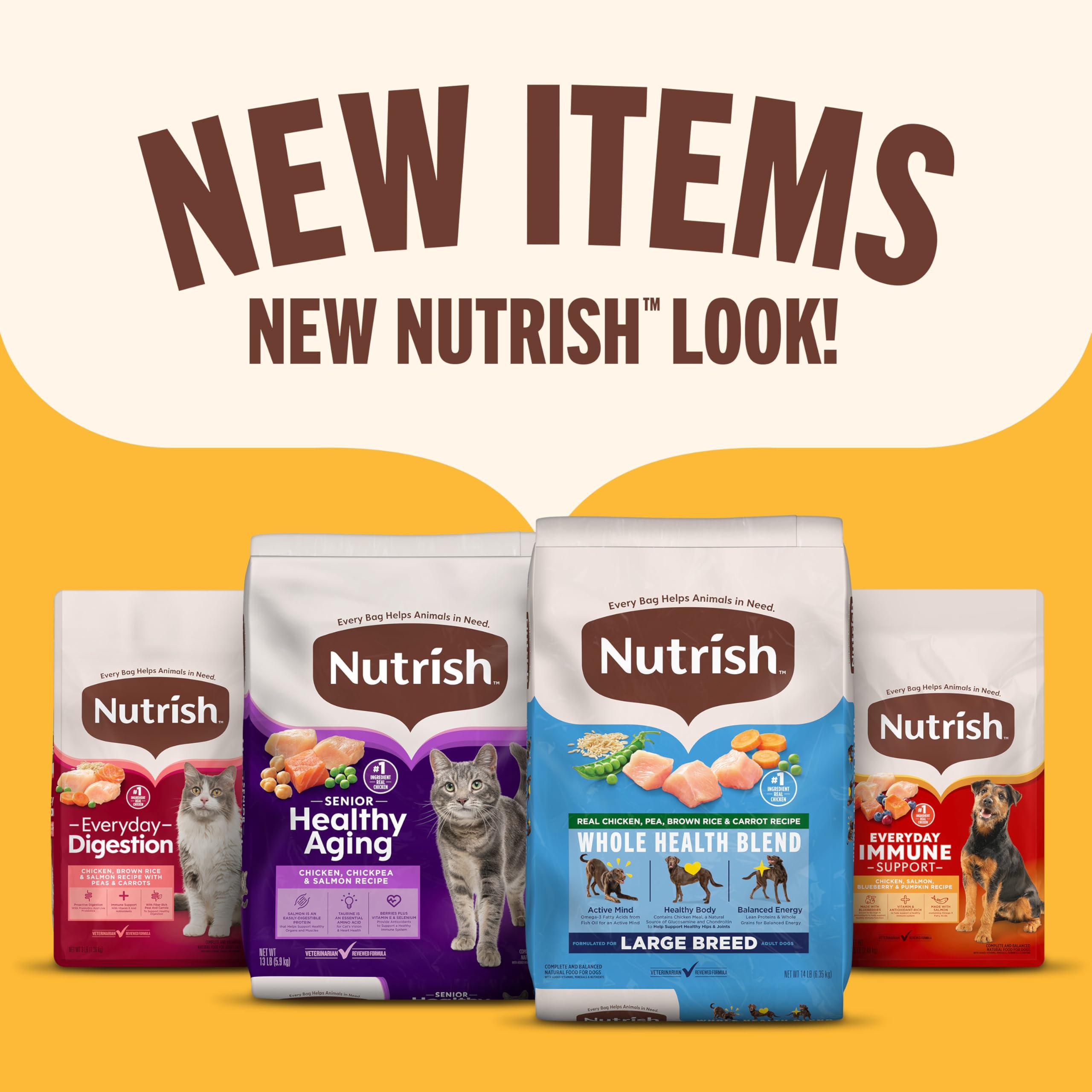 Nutrish Real Salmon & Brown Rice Recipe Dry Cat Food, 3 lb. Bag, Packaging May Vary (Rachael Ray) - Image 9