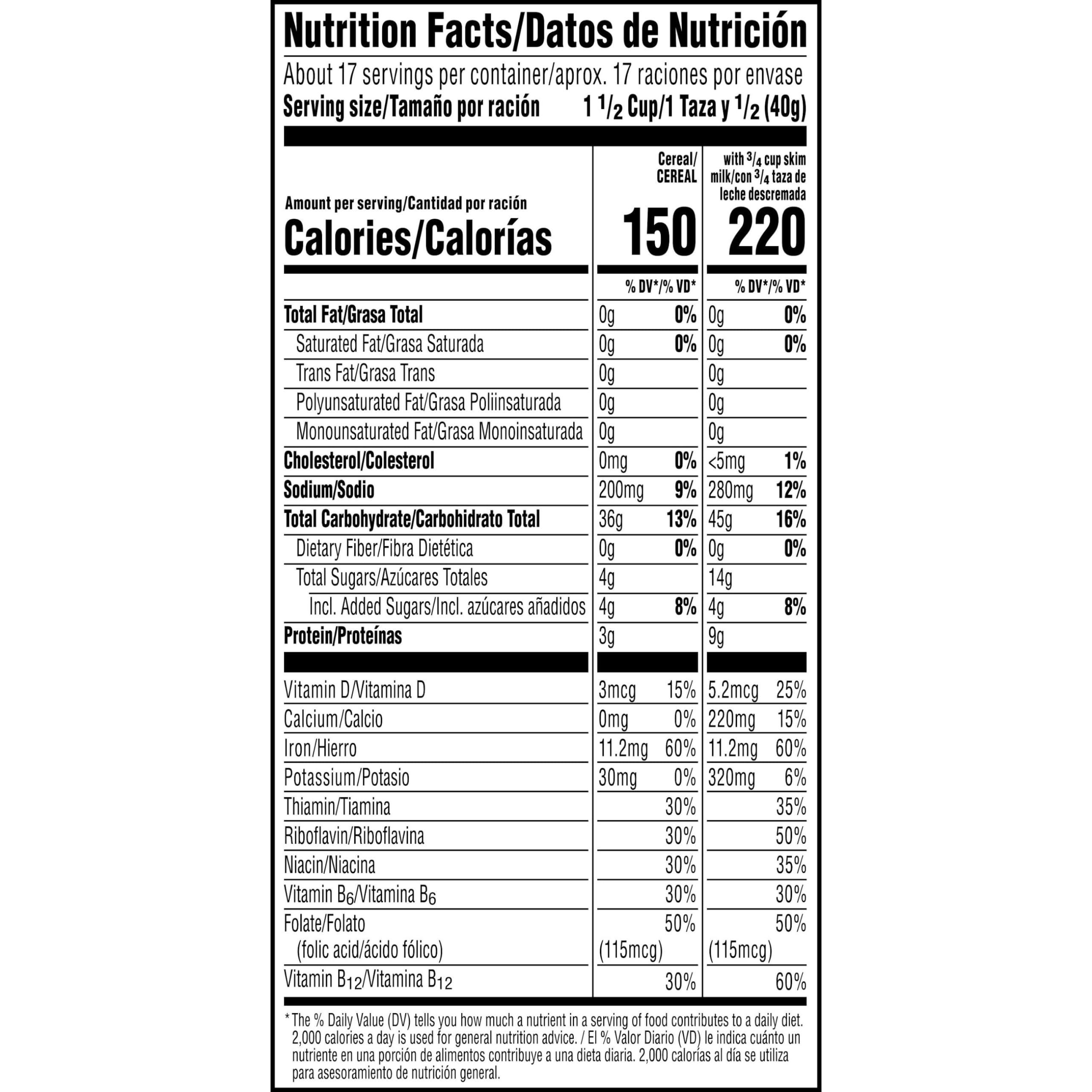 Kellogg's Rice Krispies Cold Breakfast Cereal, 8 Vitamins and Minerals, Rice Krispies Treats, Giant Size, Original, 24oz Box (1 Box) - Image 12