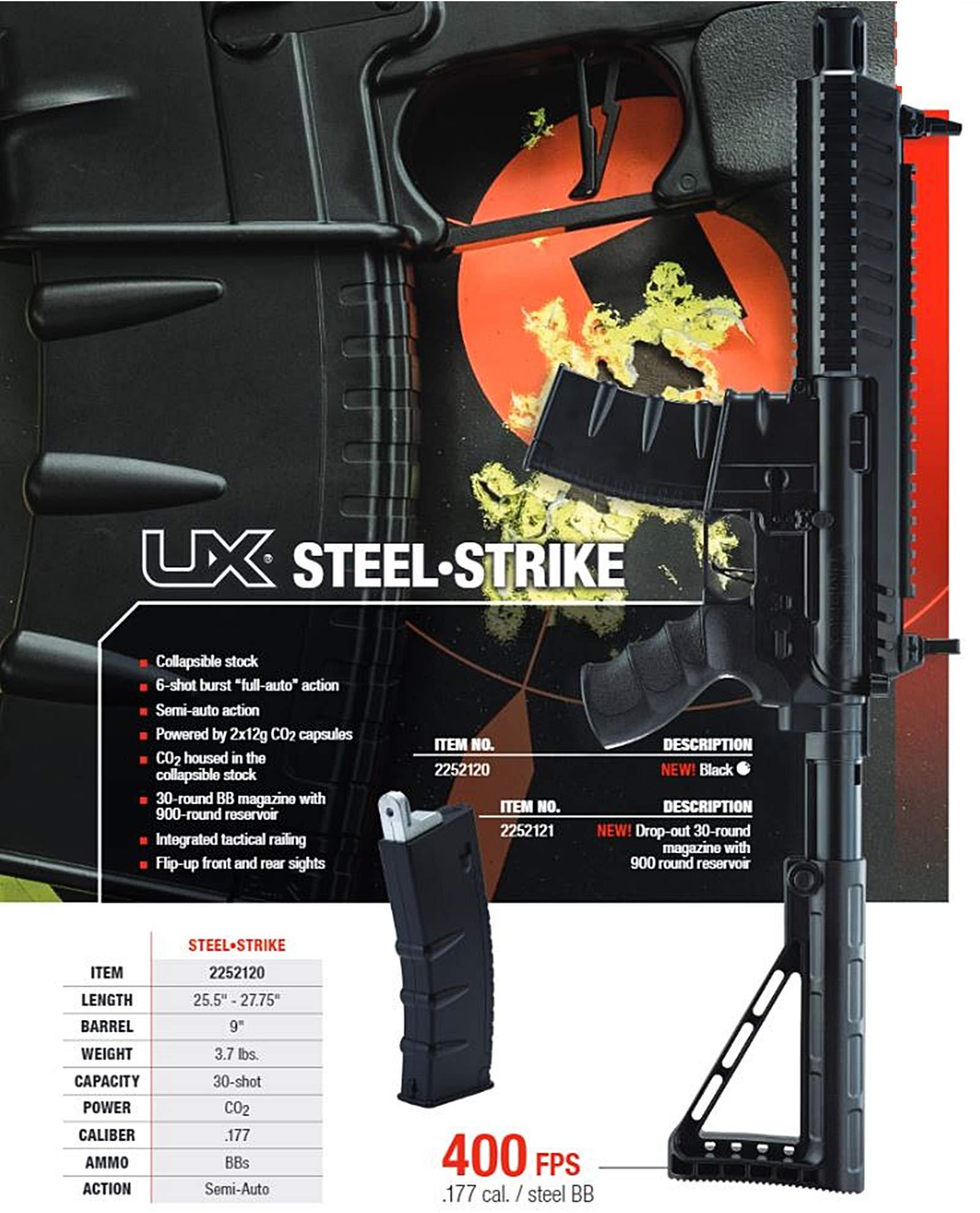 Umarex Steel-Strike Automatic .177 Caliber BB Gun Air Rifle - Image 6