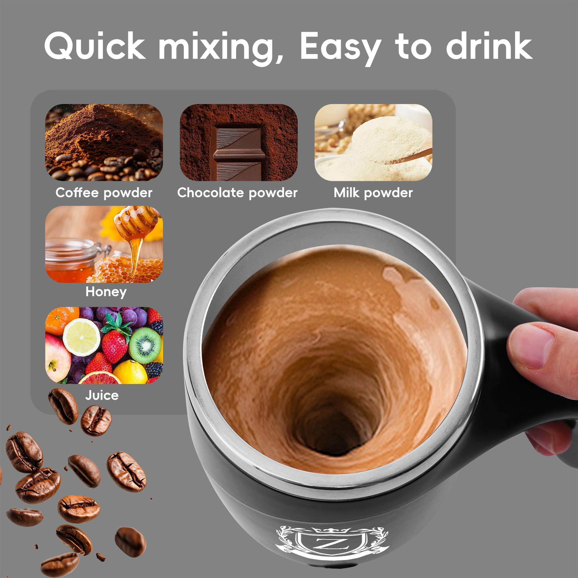 Magnetic Stirring Coffee Mug Stainless Insulated Cup White Elephant Adults 30 Christmas Gag Fun Weird Novelty Useful Unique Men Prank Dirty Secret Santa Unisex Holiday Best Cool Nice Exchange Gifts - Image 4