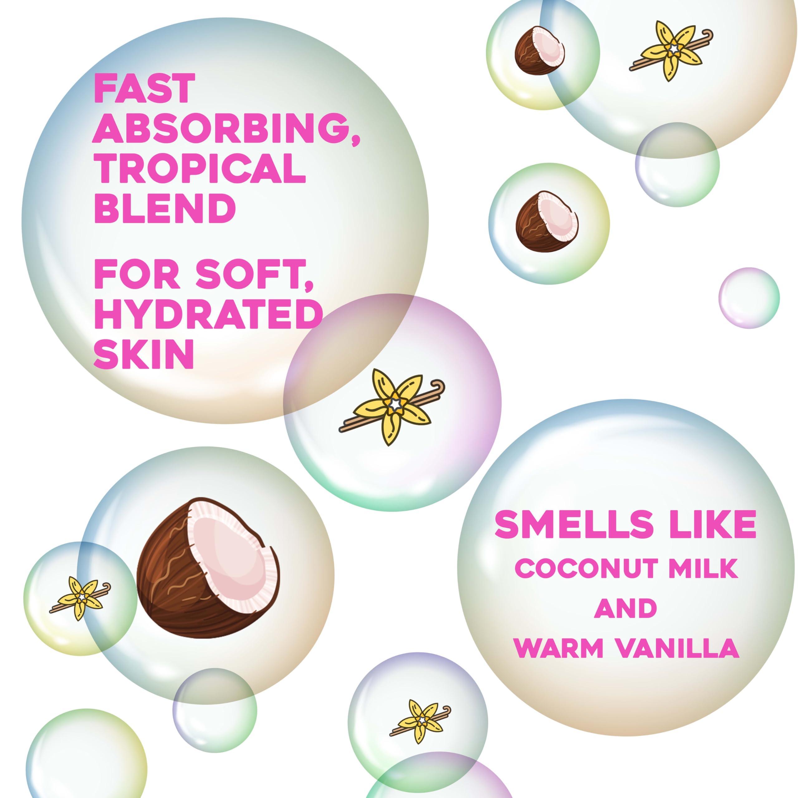 OGX Extra Creamy + Coconut Miracle Oil Ultra Moisture Body Lotion with Vanilla Bean, Fast-Absorbing Body Lotion for All Skin Types, Paraben-Free and Sulfated-Surfactants Free, 19.5 Ounce - Image 5