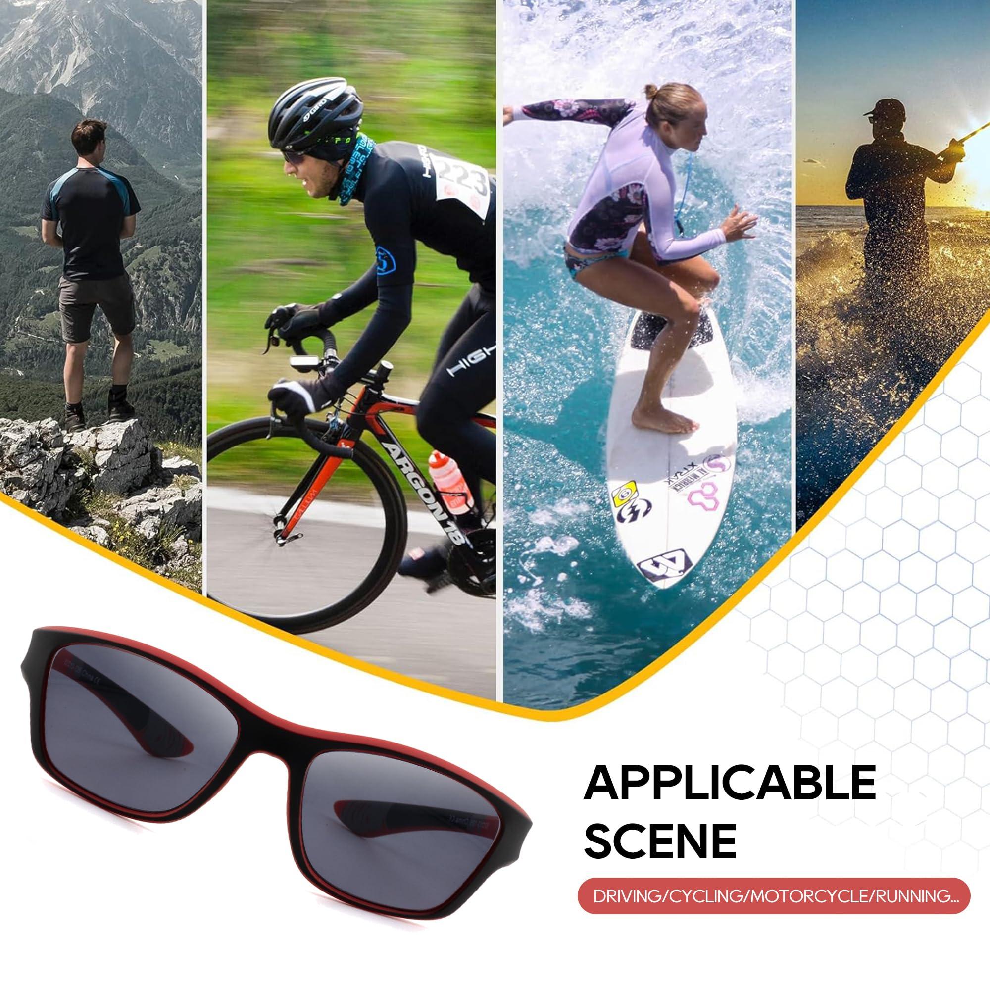 HIYANJN Reading Sunglasses for Men Women Outdoor Running Cycling Fishing Sport Full Frame Sun reader UV 400 Protection - Image 6