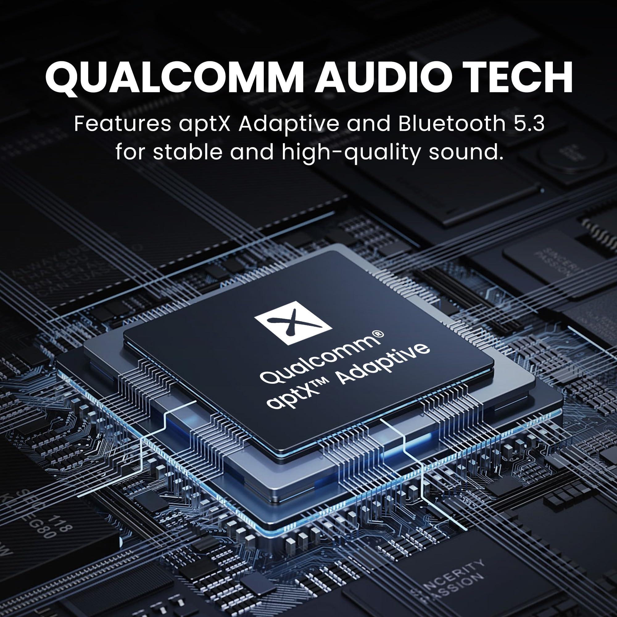 Avantree Relay - Airplane Bluetooth 5.3 Adapter with Qualcomm aptX Adaptive, Supports 2 AirPods or Headphones, 20Hr Playtime, 3.5mm AUX Wireless Audio Transmitter for Travel Flight, Airline, Gym - Image 3