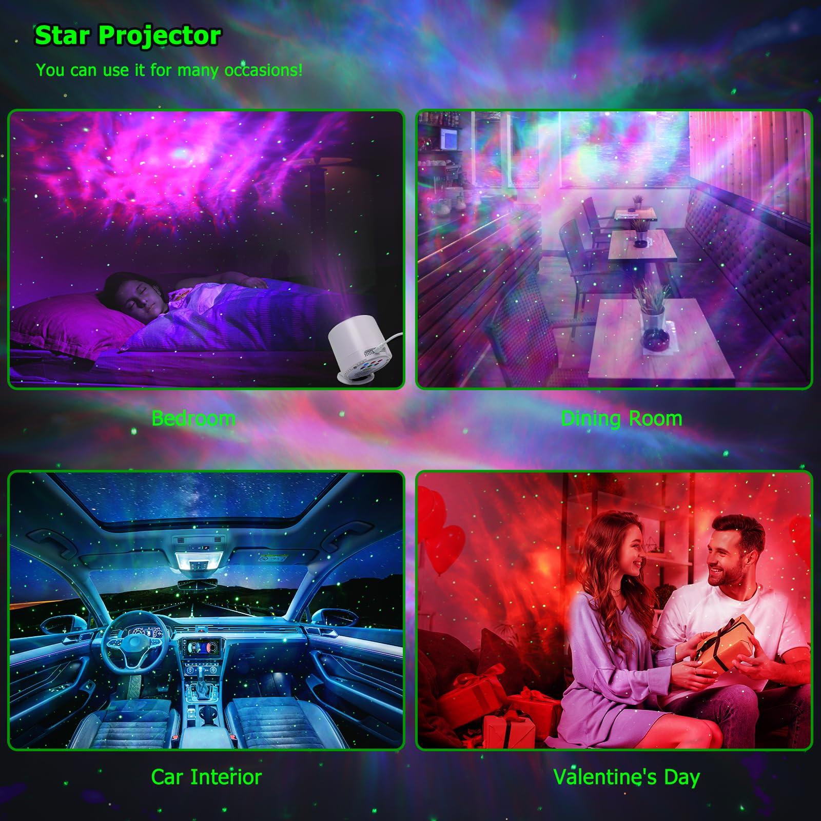 HERHOTER Galaxy Projector,Star Projector with Timer and Remote Control for Adults Bedroom Decoration, Party,Star Night Light - Image 7