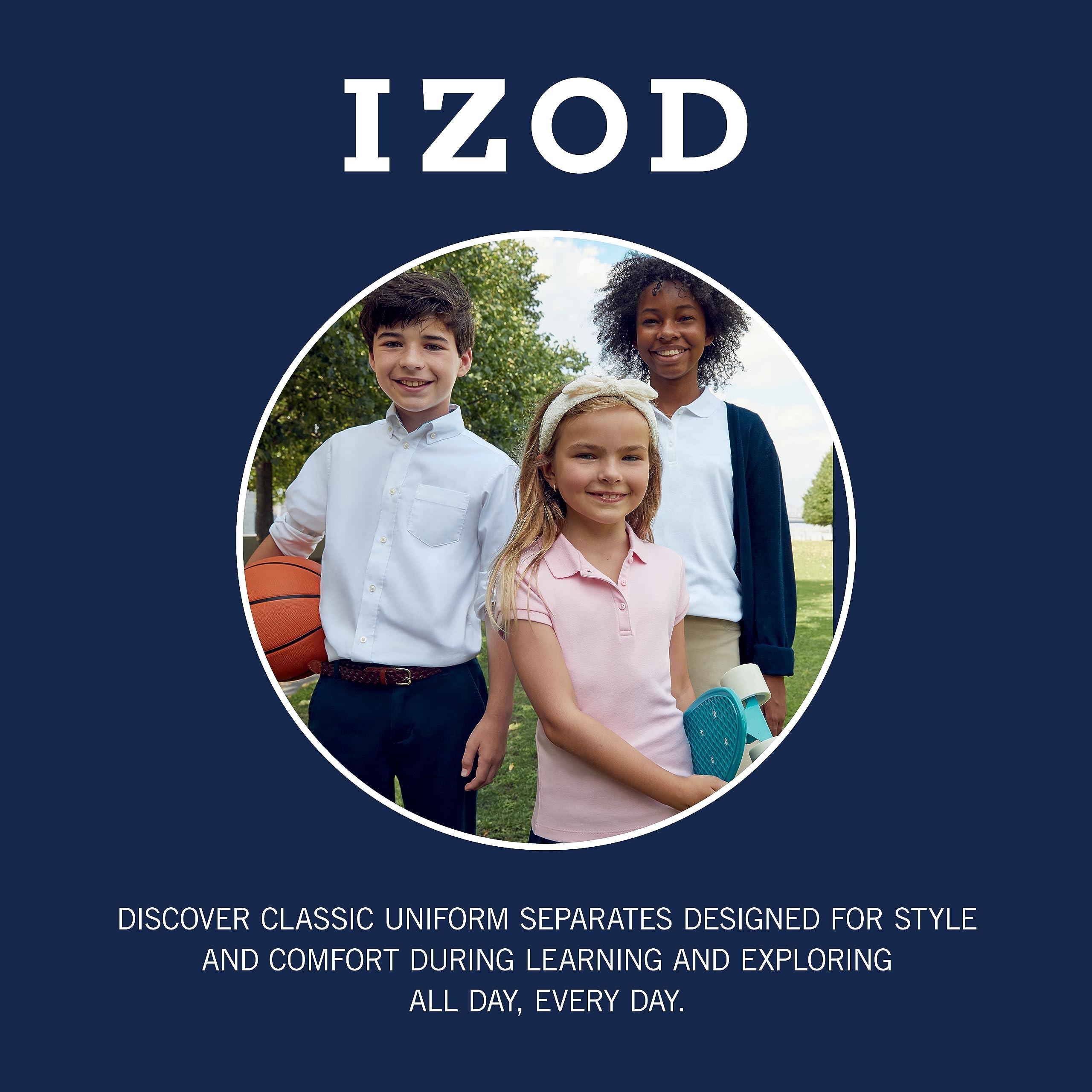 IZOD Girls' School Uniform Pull-on Scooter Skirt with Undershorts, Knit Waistband & Functional Pockets, Wrinkle Resistant - Image 4