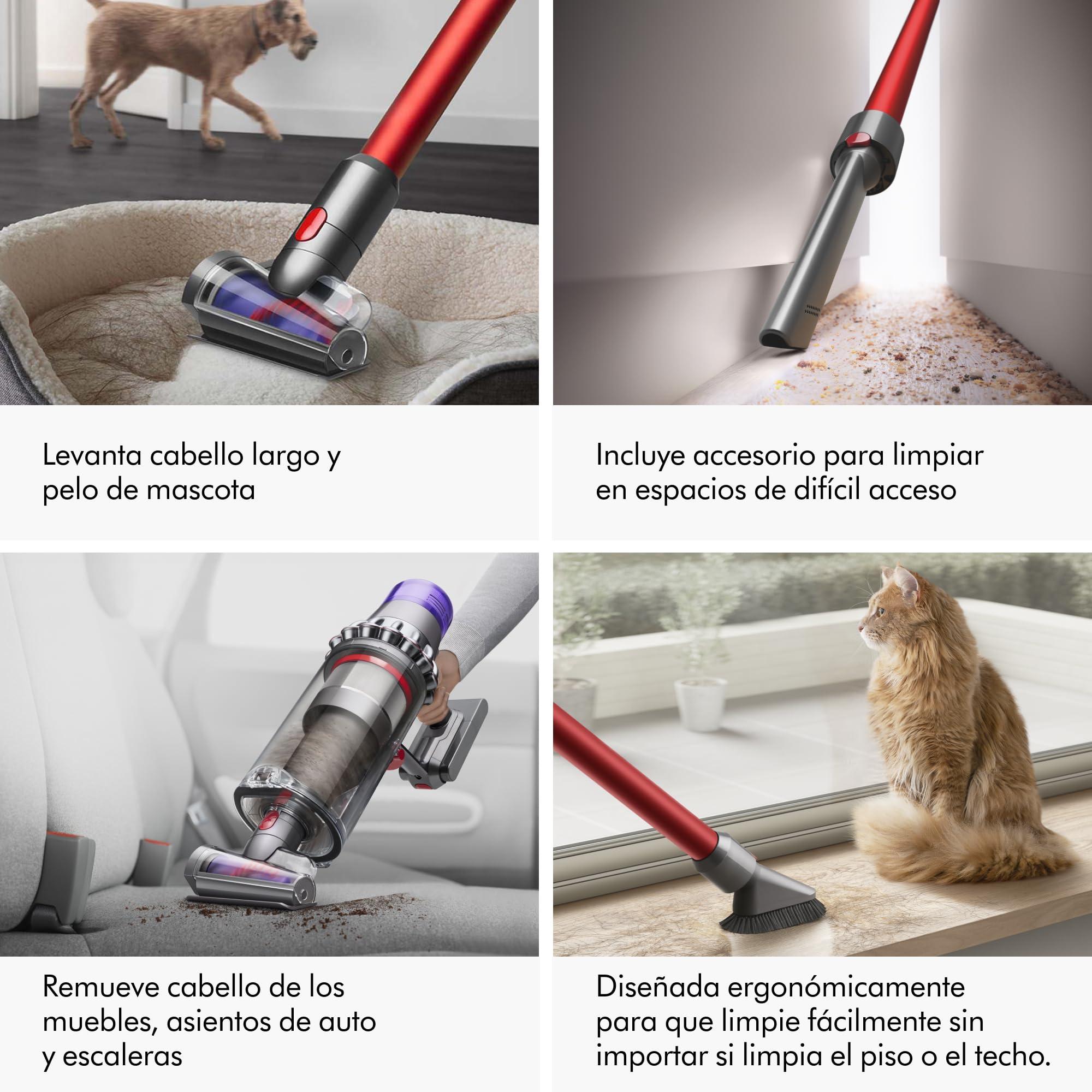 Dyson Outsize Origin Cordless Vacuum, Nickel/Red - Image 9