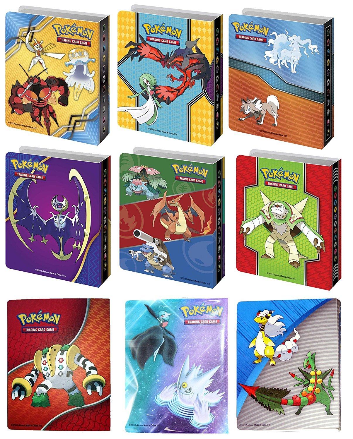 4 Pokemon Mini Album Binders Bundle For Cards - Sleeves Included - Protect Your Deck In Style - Cool Graphics Featuring Your Favorite Pokemon Characters - Durable Lightweight Design - Image 2