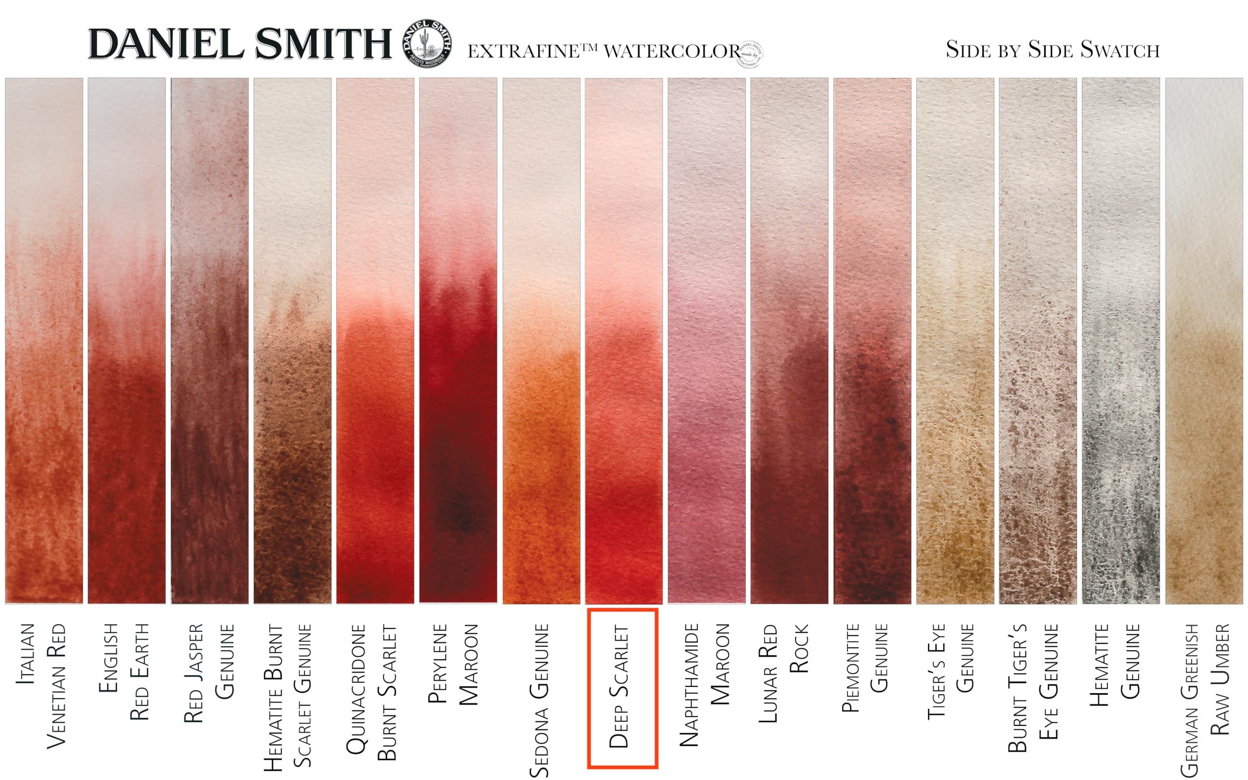 Daniel Smith Extra Fine Watercolor Paint, 15ml Tube, Deep Scarlet, 284600033, 0.5 Fl Oz (Pack of 1) - Image 5