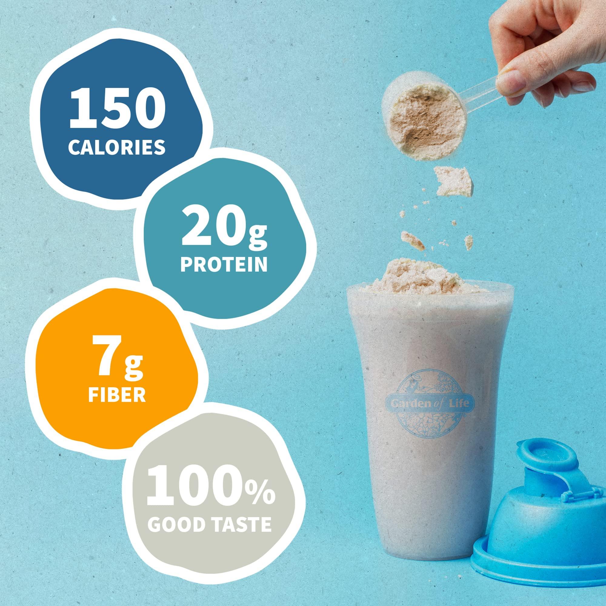 Garden of Life Meal Replacement Shakes, Vegan Raw Organic Protein Powder, Vanilla Protein Powder with Plant Based Pea Protein, Sprouts, Greens, Probiotics, Dairy Free 28 Servings - Image 3