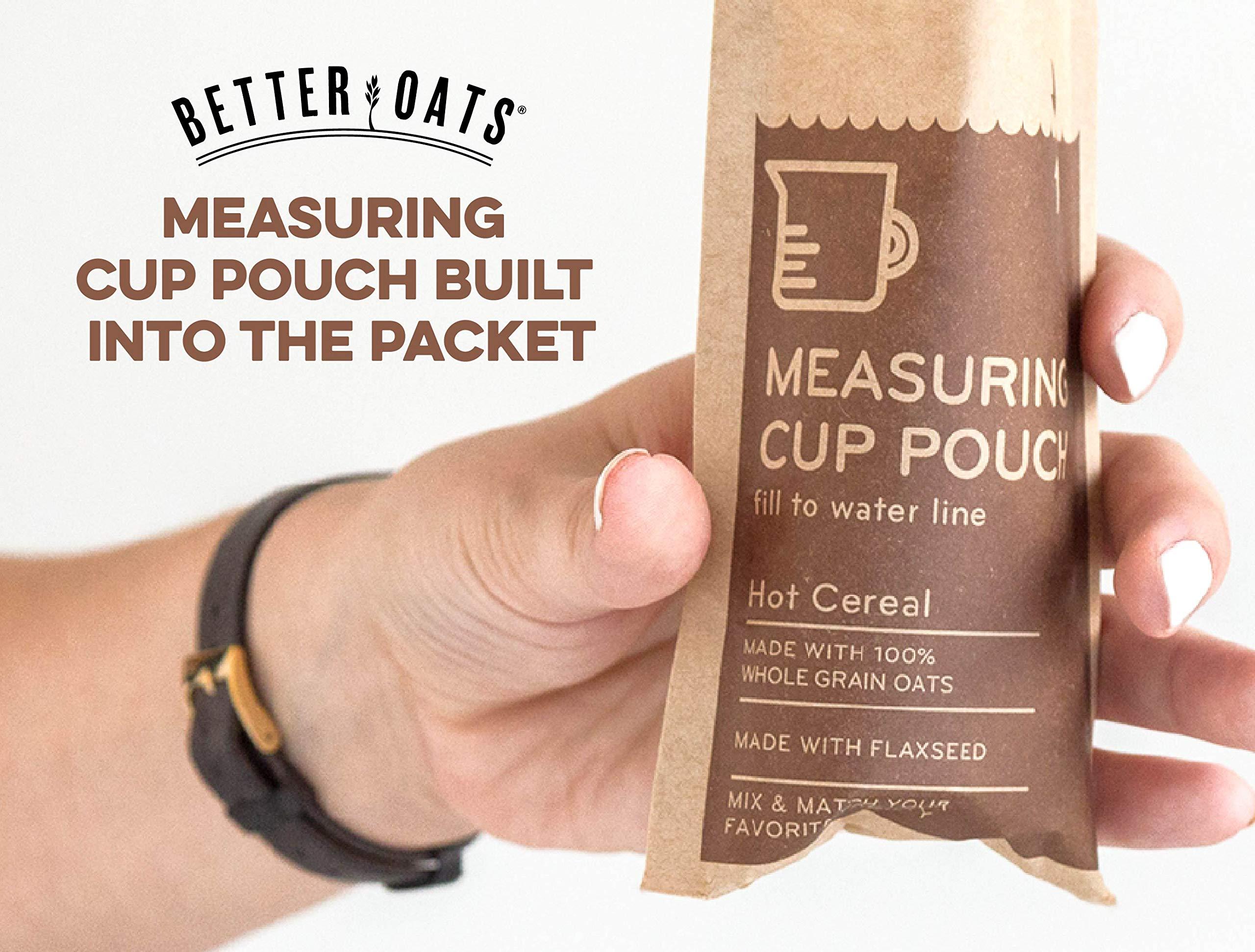 Better Oats Maple and Brown Sugar Steel Cut Oatmeal Packets, Instant Oatmeal Packets with Steel Cut Oats and Flax Seeds, Ready in 2.5 Minutes, Maple Brown Sugar Flavor, Pack of 6, 15.1 OZ Pack - Image 9