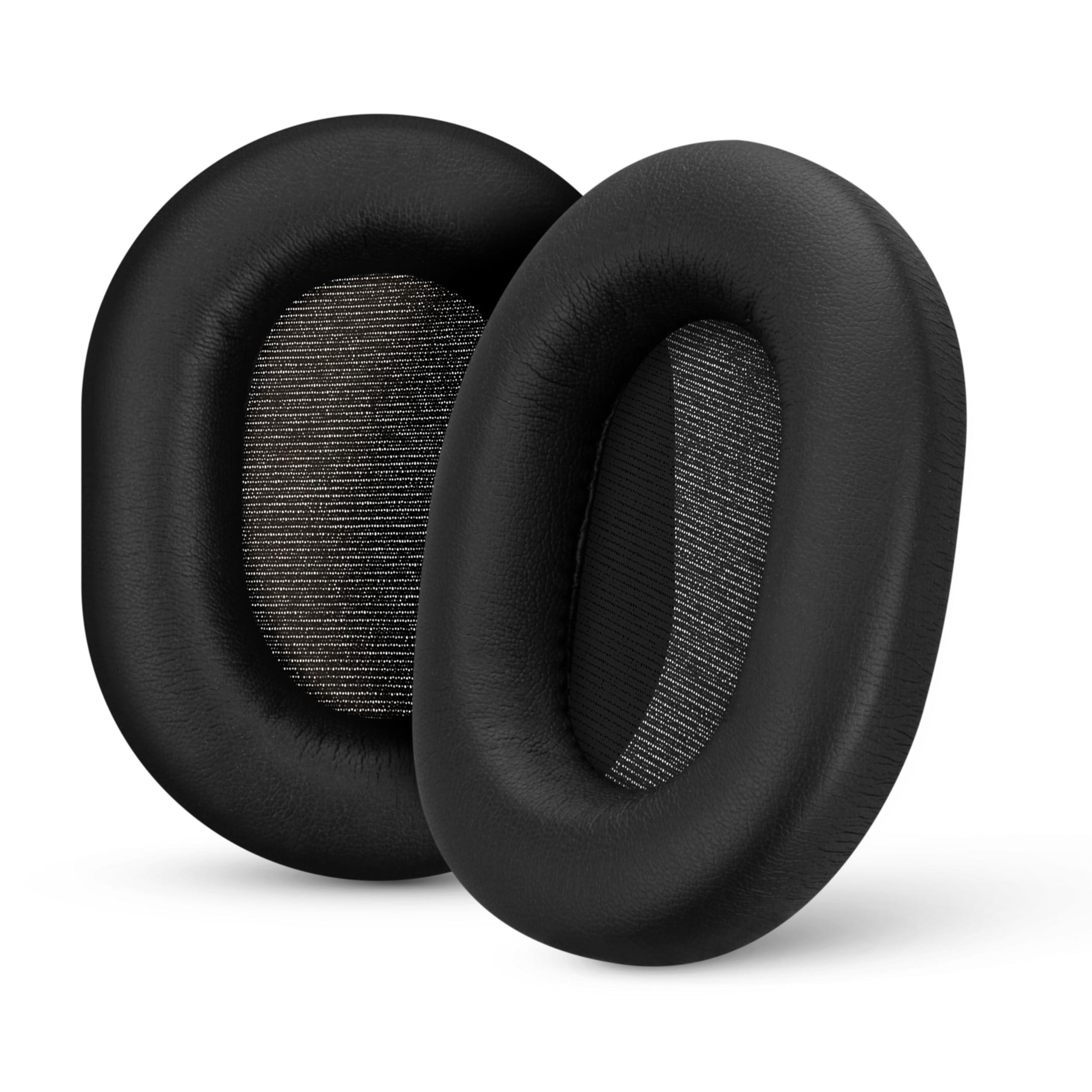 Replacement Earpads for Sony WH-1000XM5 Headphones - Soft Vegan Leather Cushions for Extra Comfort, Easy & Quick Installation, by Brainwavz (Black)
