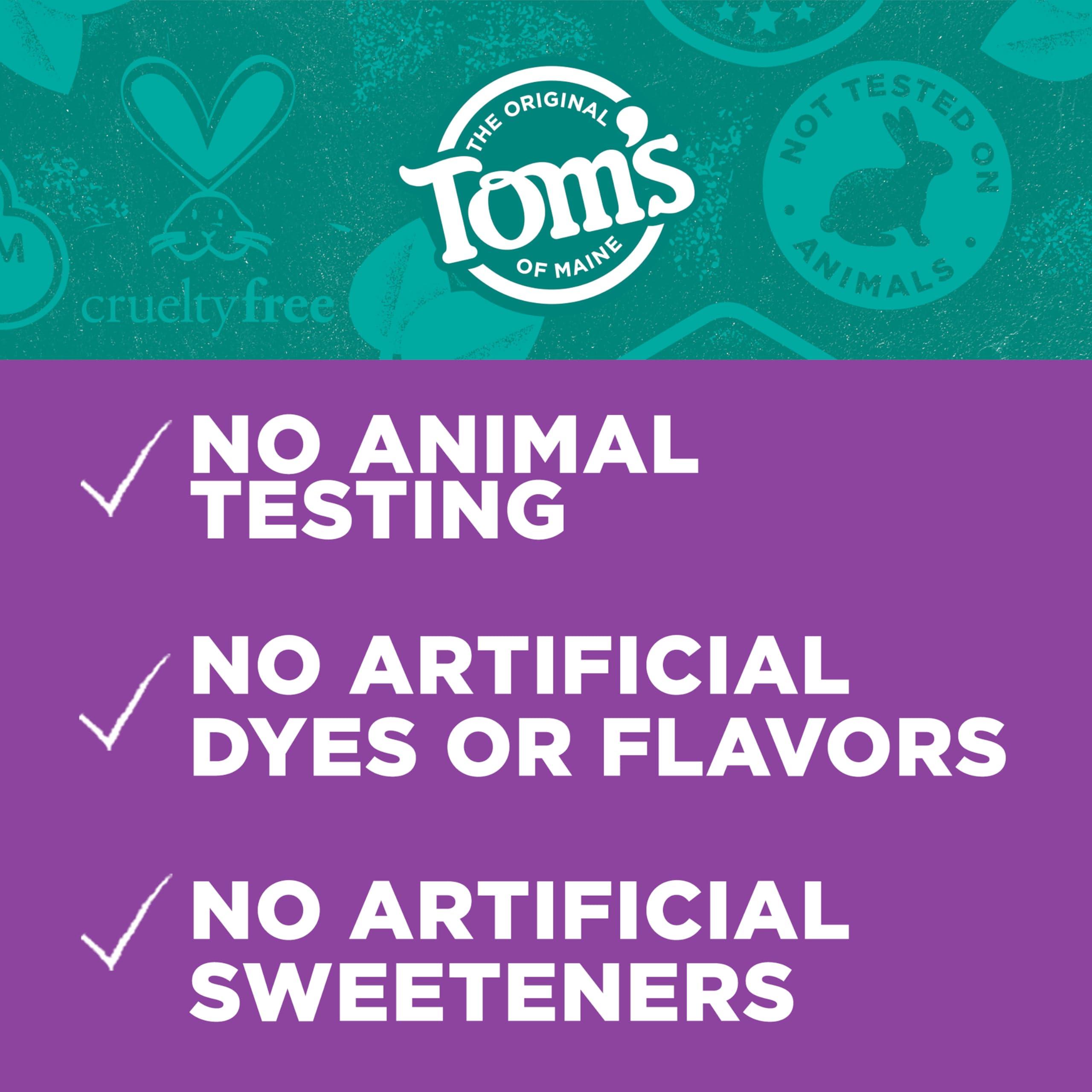 Tom's of Maine Whole Care Natural Toothpaste with Fluoride, Spearmint, 4 Ounce (Pack of 3), (Packaging May Vary) - Image 5