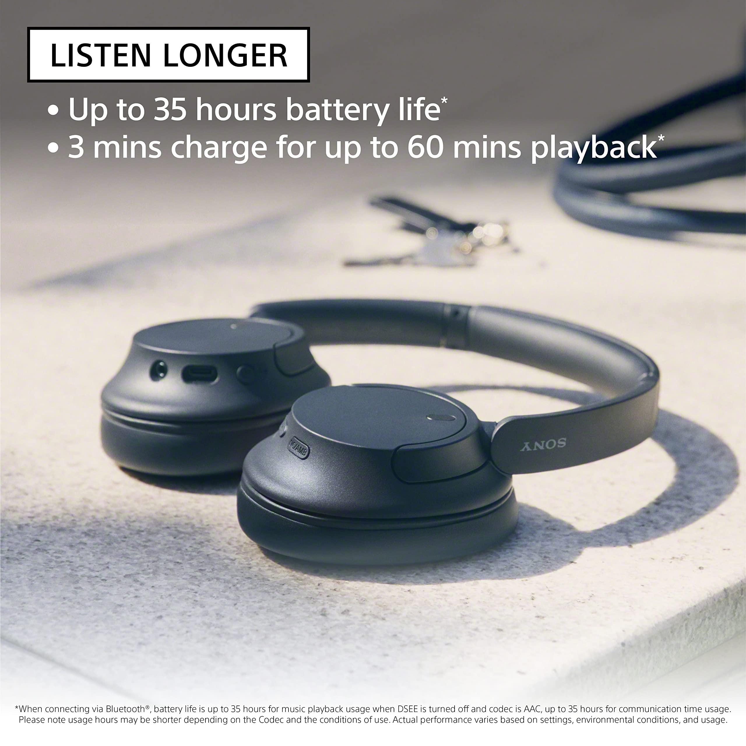Sony WH-CH720N Noise Canceling Wireless Headphones Bluetooth Over The Ear Headset with Microphone and Alexa Built-in, Black New - Image 5