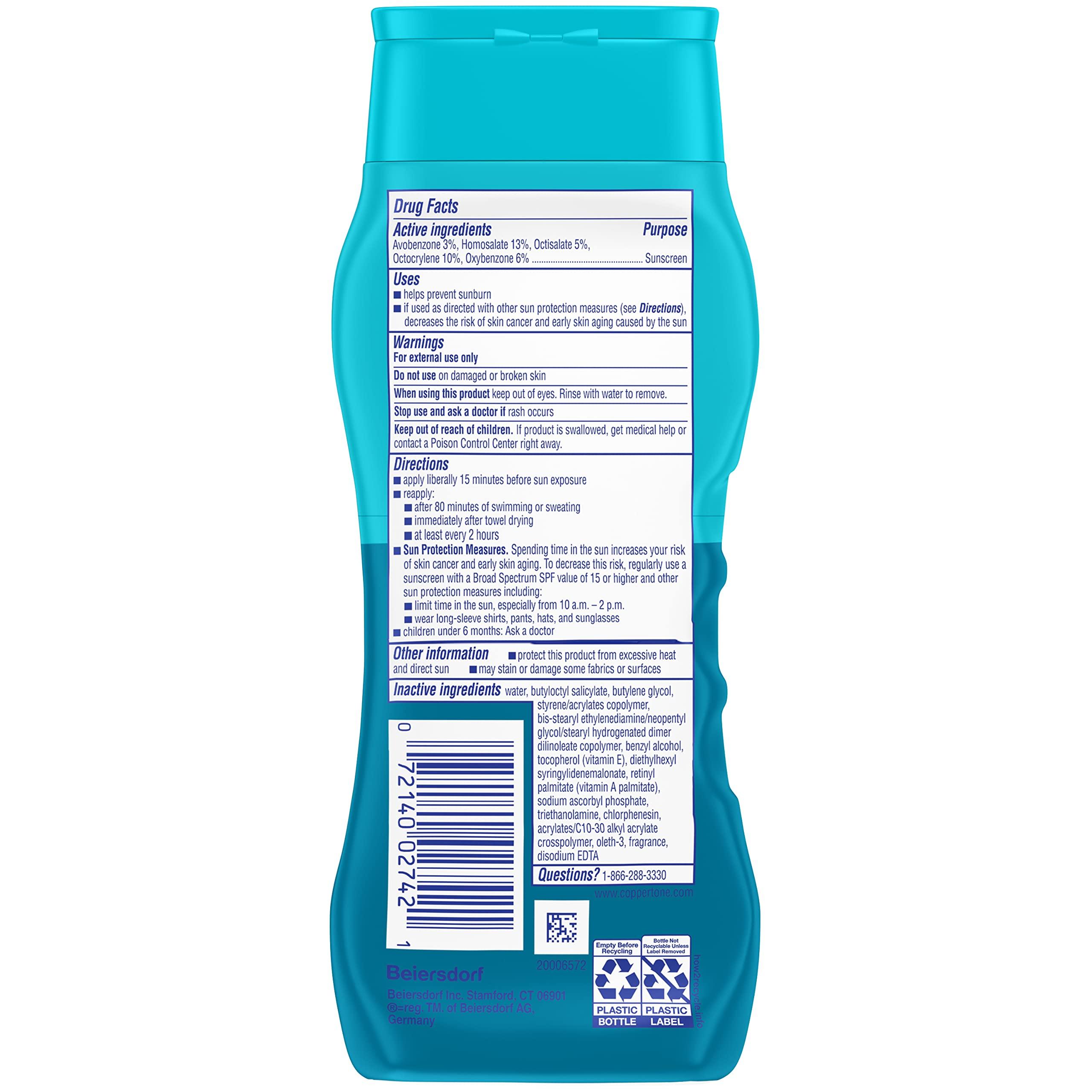 Coppertone Kids Sunscreen Lotion SPF 70, Water Resistant Sunscreen for Kids, 8 Fl Oz Bottle - Image 10