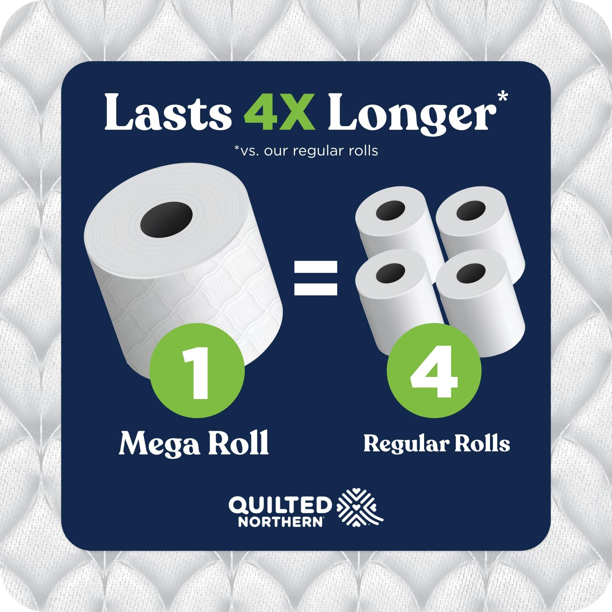 Quilted Northern Ultra Soft & Strong Toilet Paper, 32 Mega Rolls = 128 Regular Rolls, 5X Stronger, Premium Soft Toilet Tissue with Recyclable Paper Packaging - Image 7